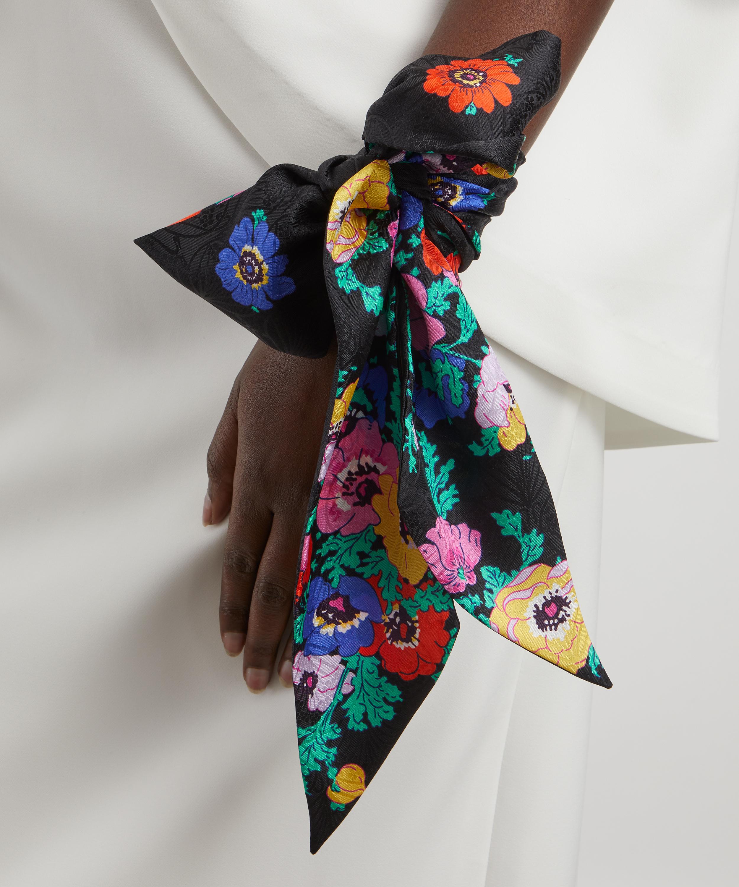 Liberty - Madeleine 8X160 Skinny Jacquard Silk Scarf image number 1