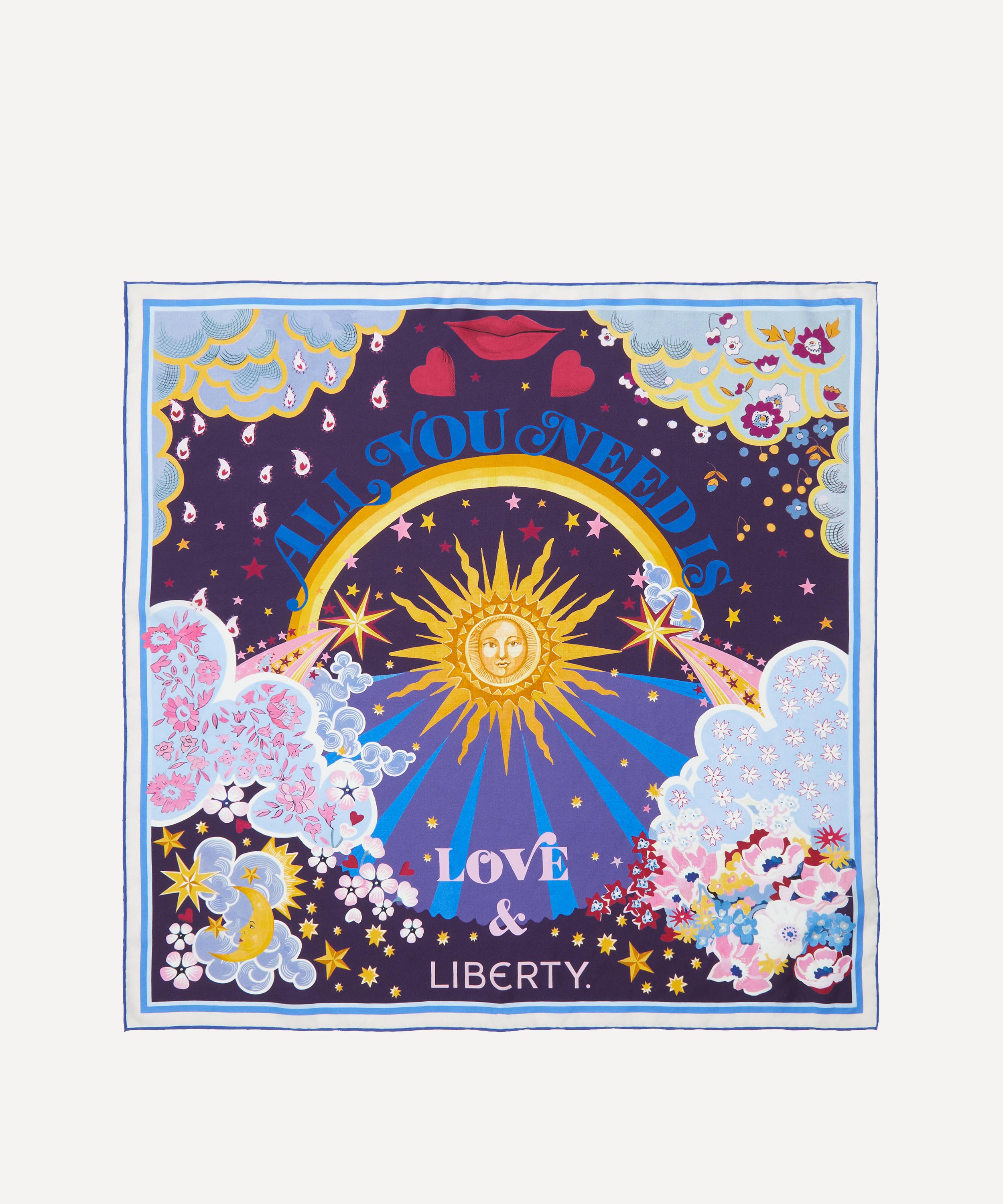 Liberty - All You Need Is Love And Liberty 70x70 Silk Scarf