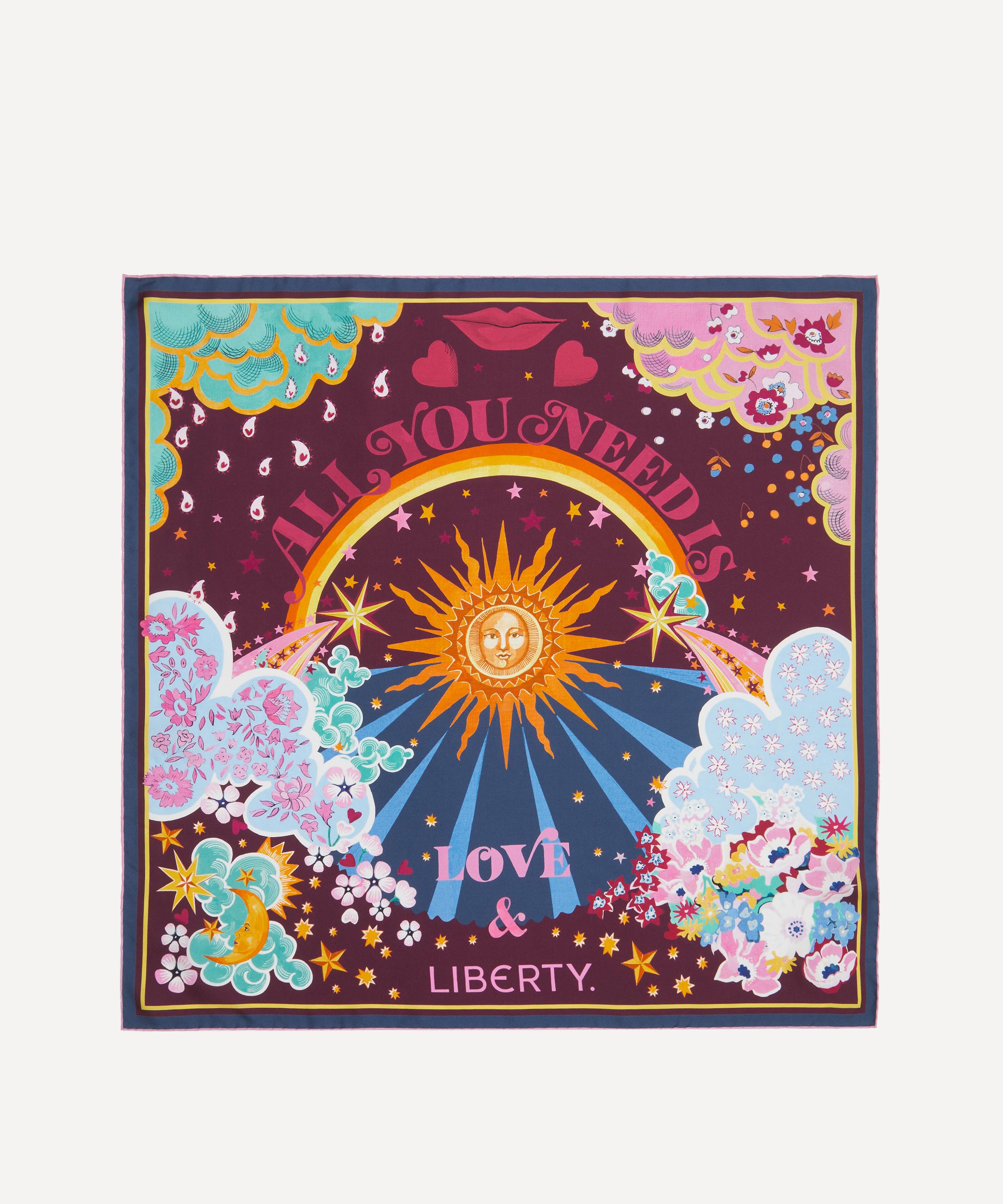 Liberty - All You Need Is Love And Liberty 70x70 Silk Scarf