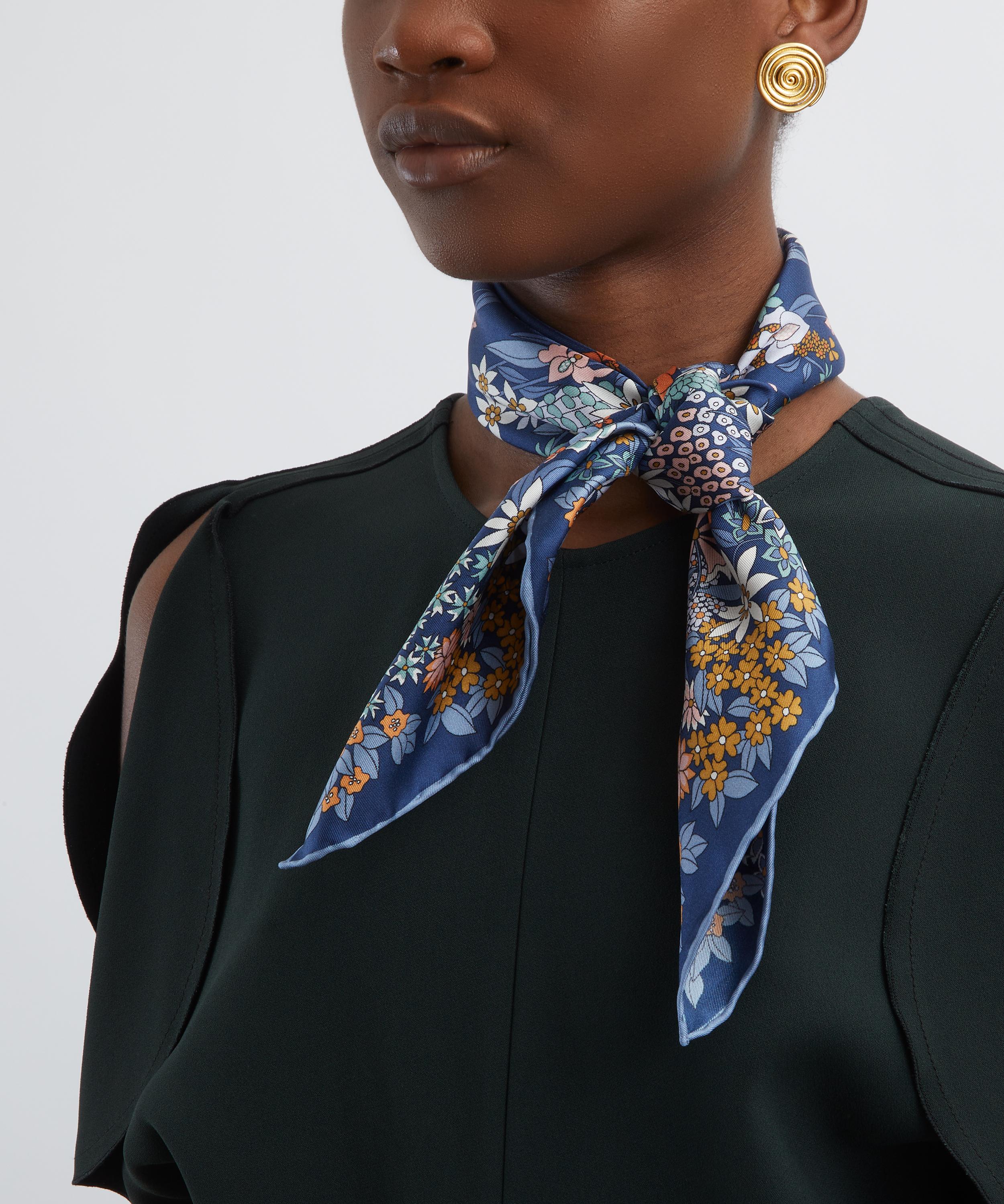 Liberty - Ciara Meadow 70x70 Silk Scarf image number 1