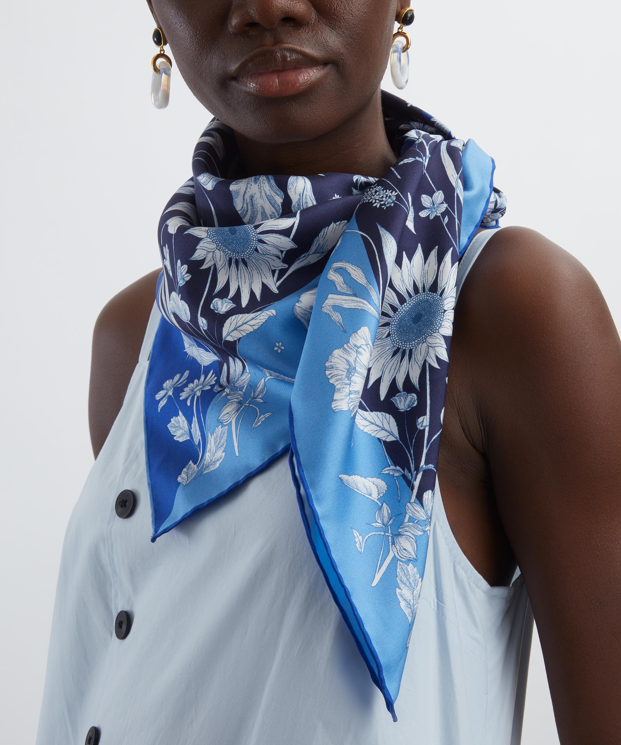 Liberty - Mono Muse 90x90 Silk Scarf image number 1