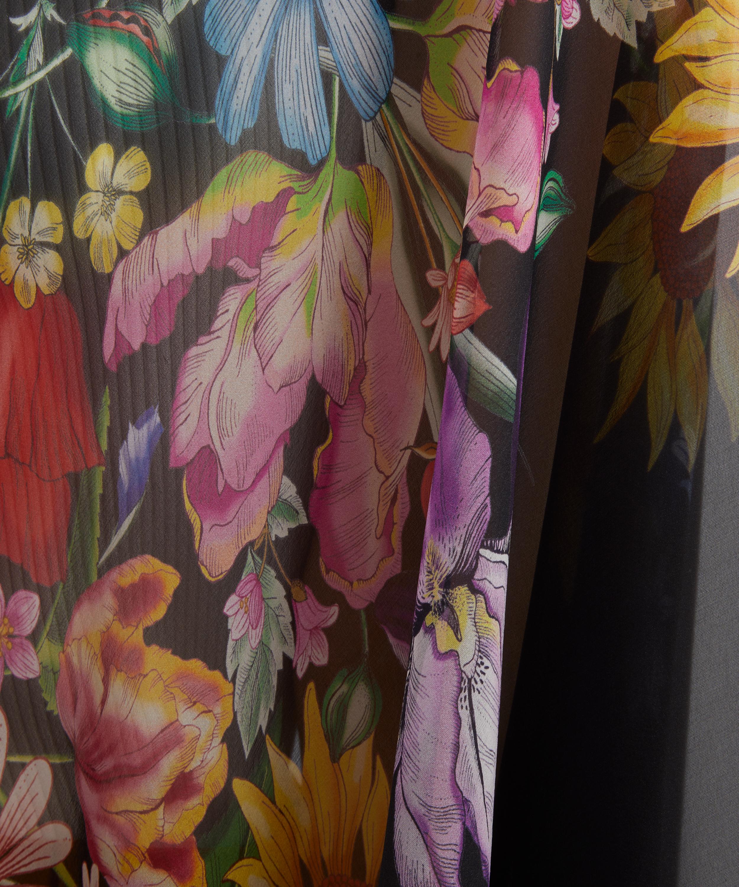 Liberty - Floral Muse 140x165 Silk Chiffon Cape image number 4