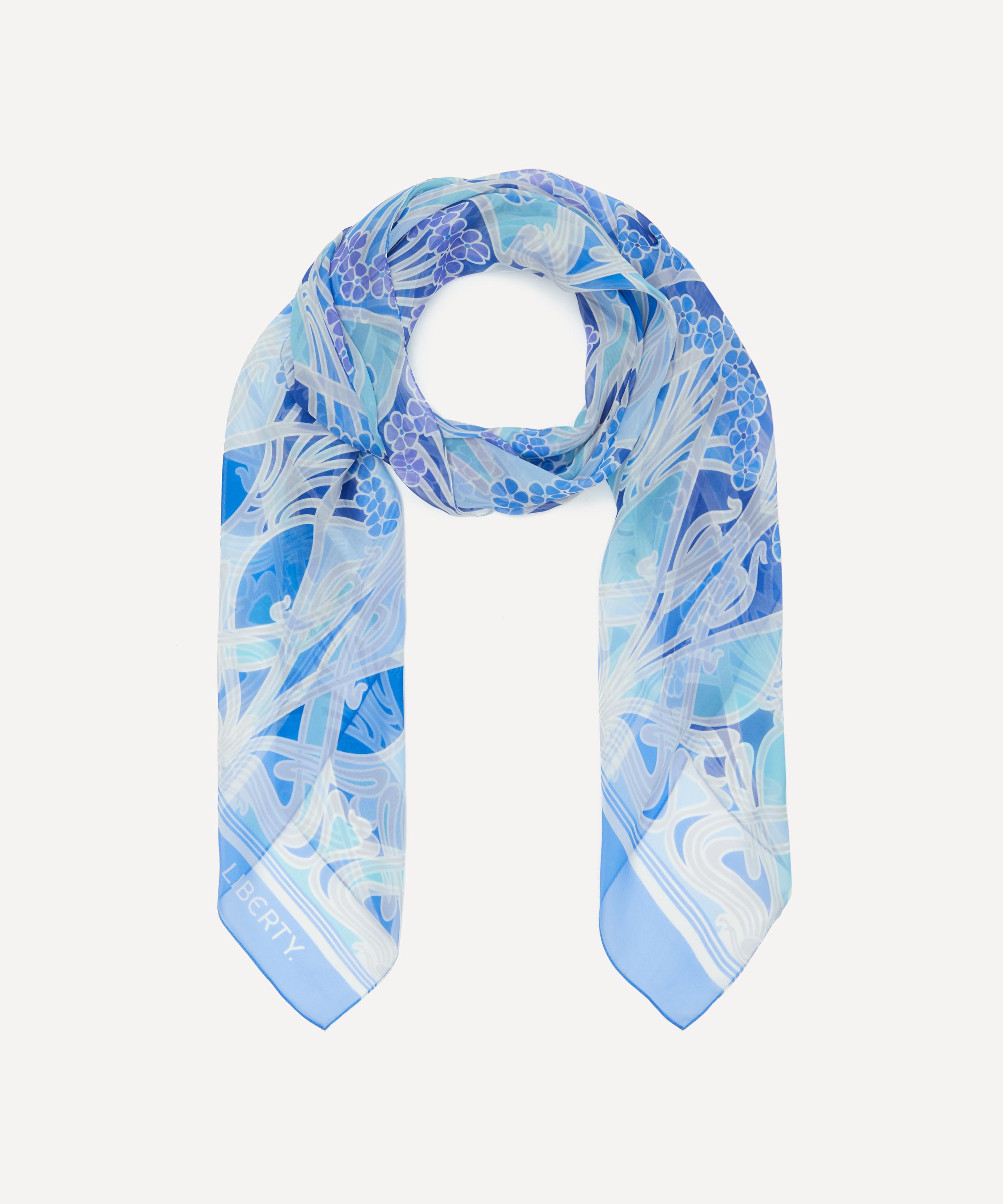 Liberty - Ianthe Long 70x200 Silk Chiffon Scarf image number 2
