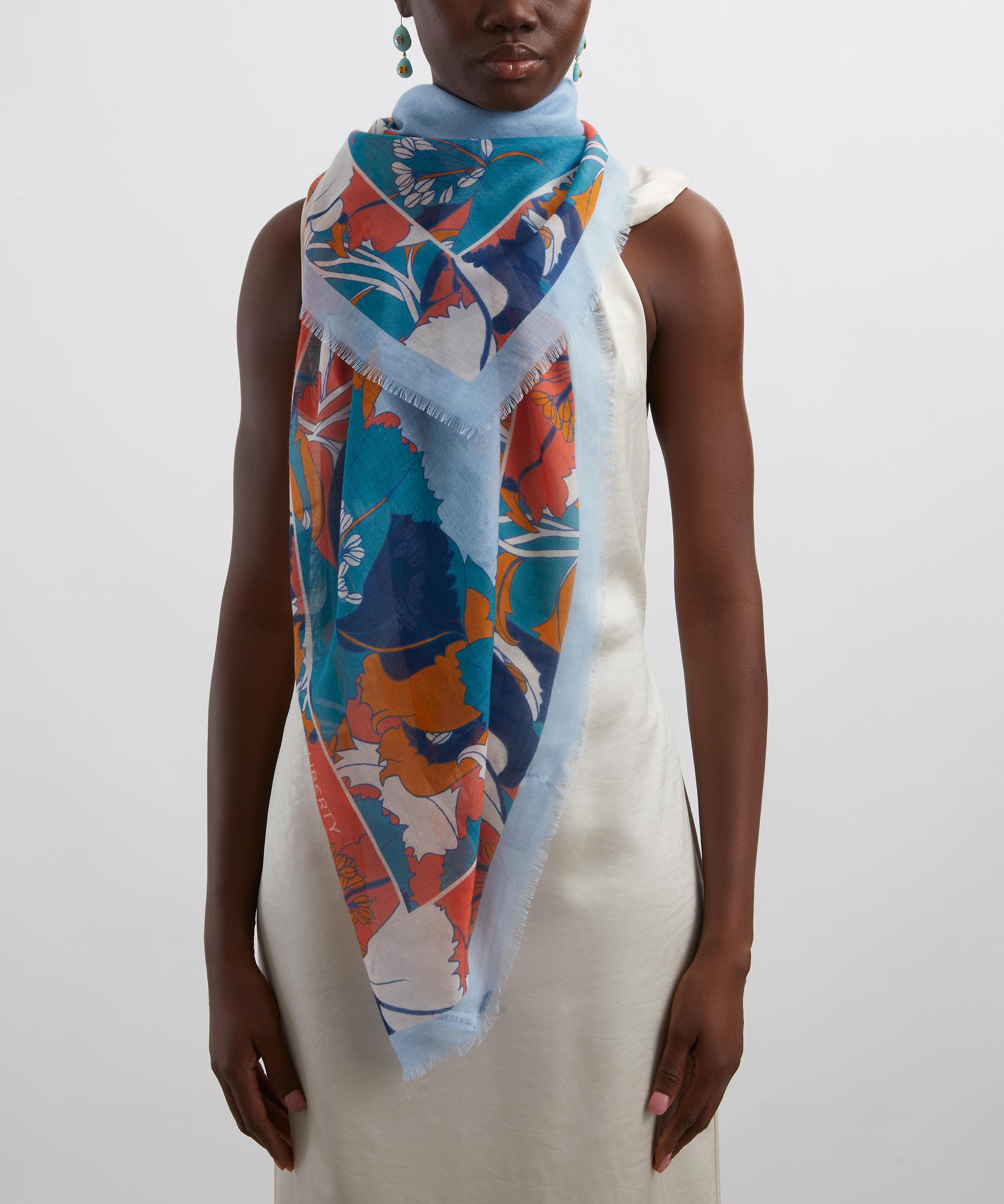 Liberty - Eustacia 140x140 Cashmere-Silk Scarf image number 1