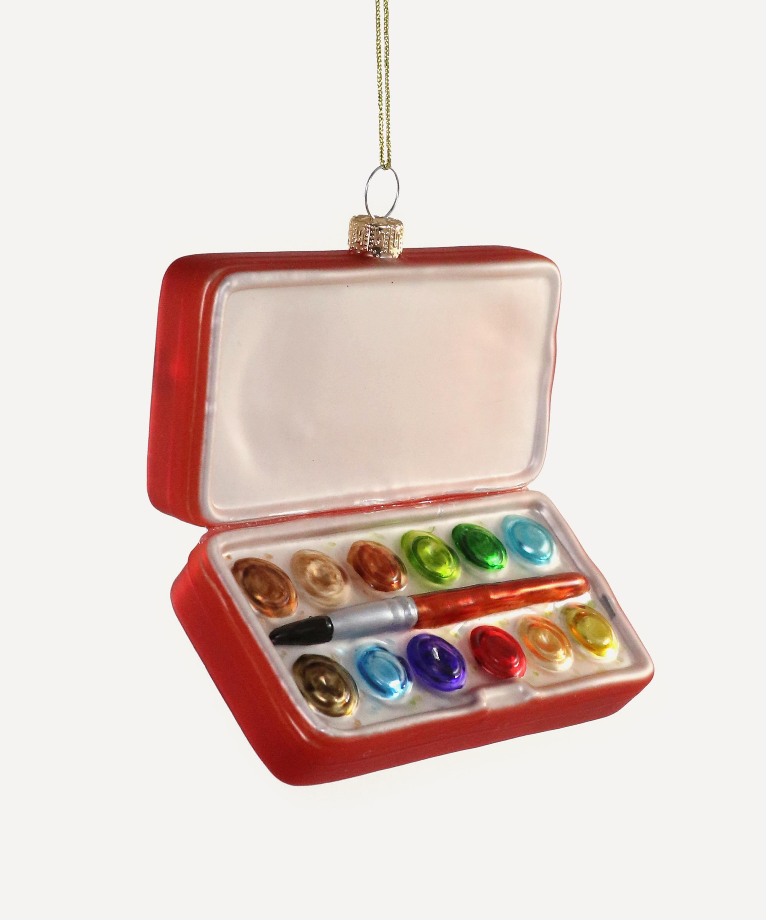 Christmas - Watercolours Glass Ornament image number 0