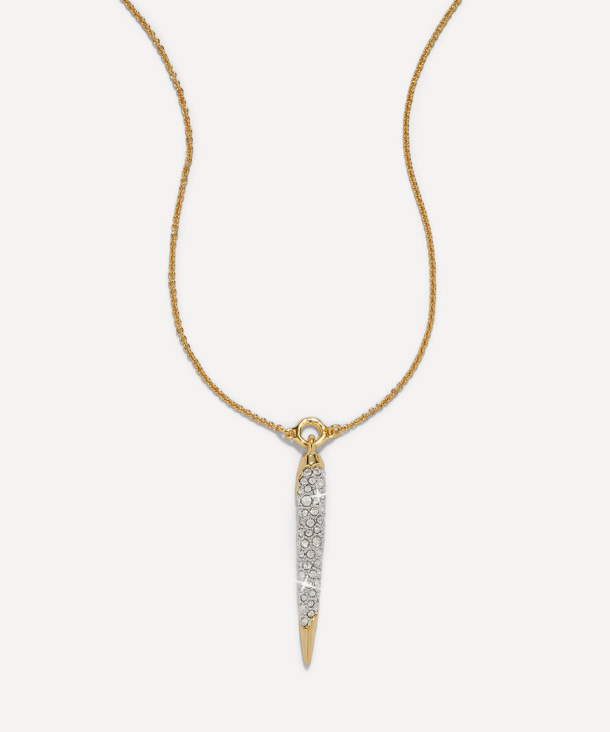 Alexis Bittar - 14ct Gold-Plated Solanales Crystal Spear Pendant Necklace image number 0