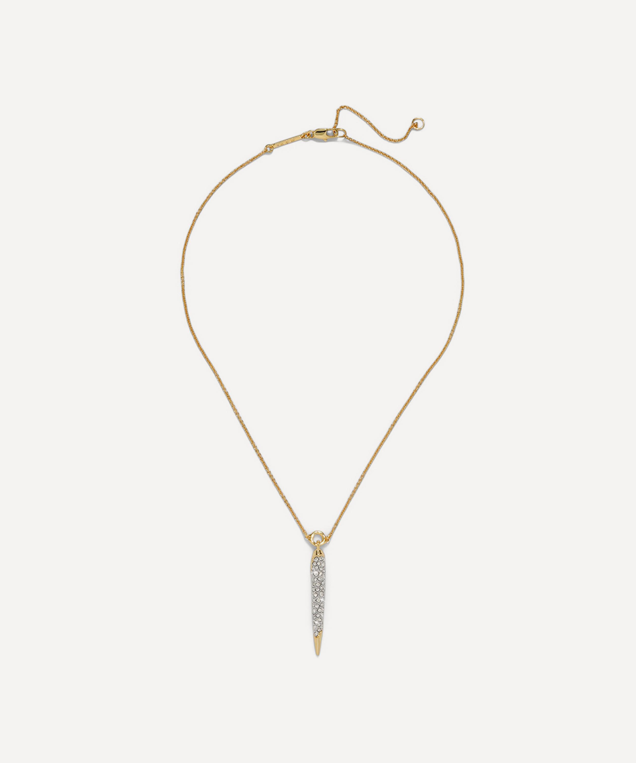 Alexis Bittar - 14ct Gold-Plated Solanales Crystal Spear Pendant Necklace image number 2