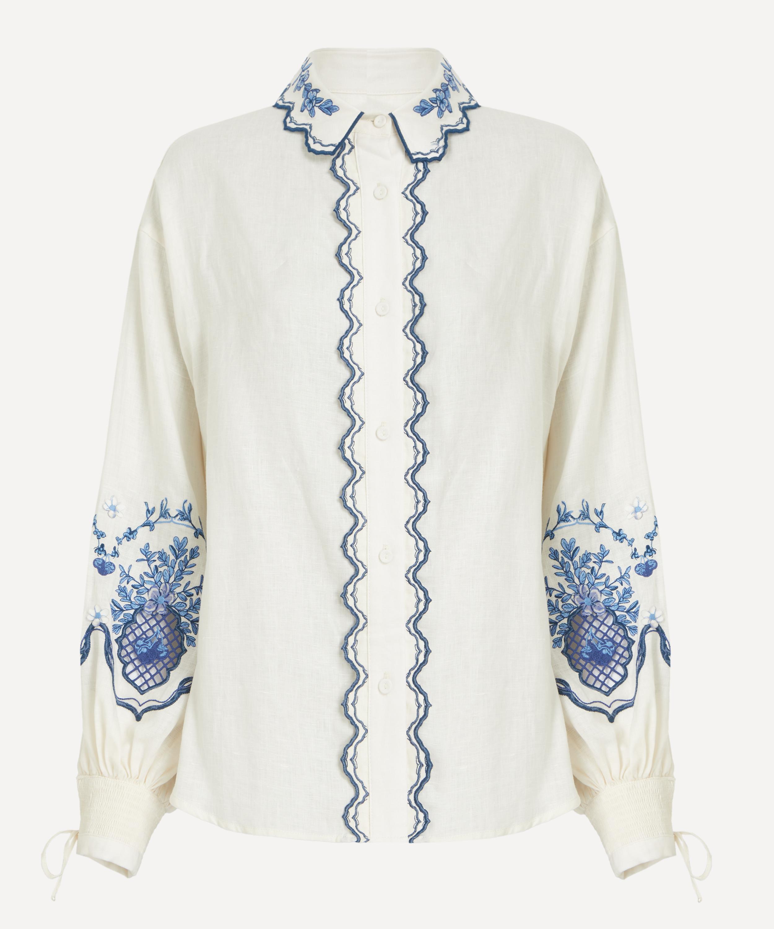 Agua Bendita - Abadia Wild Blouse image number 0