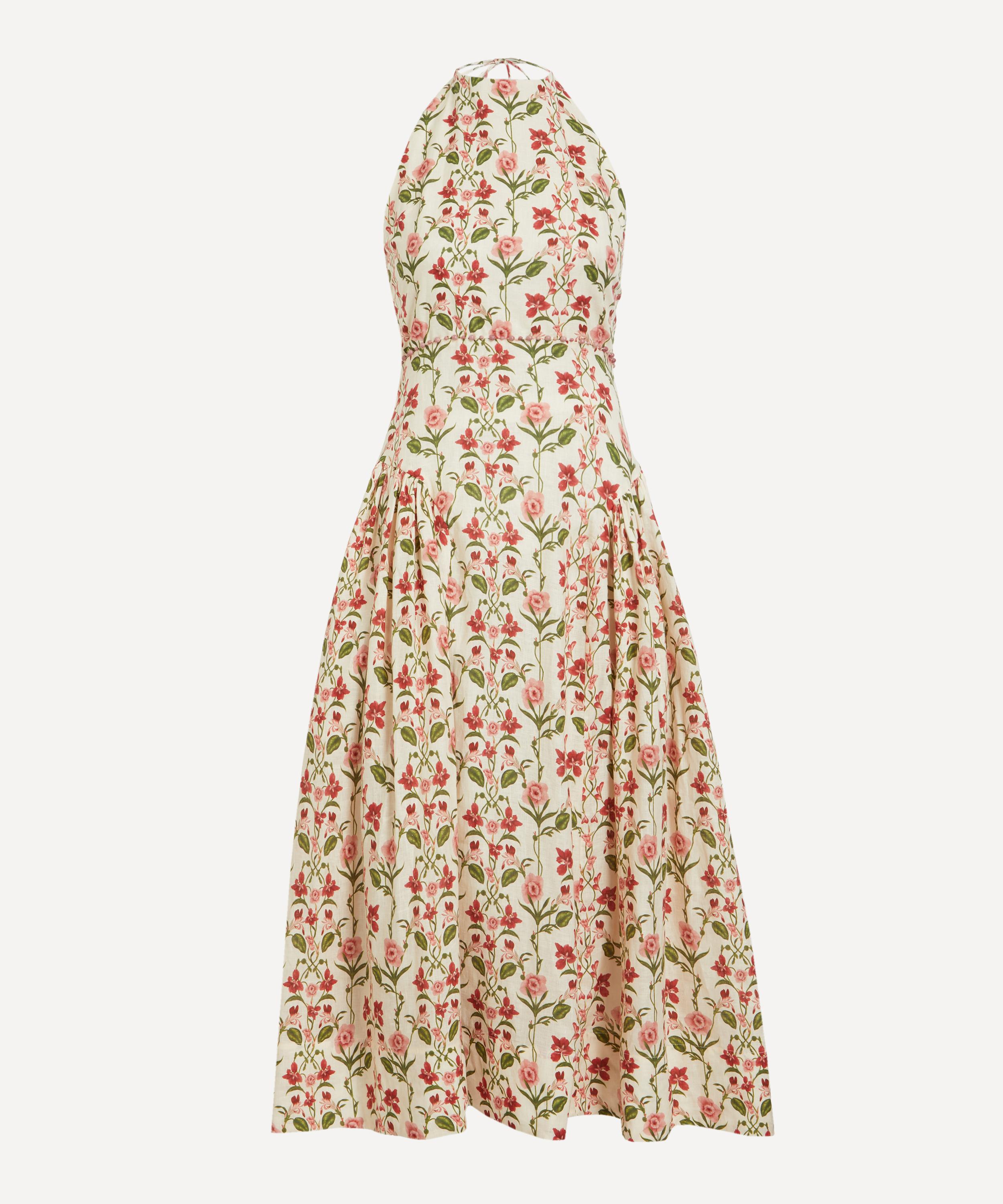 Agua Bendita - Balsa Canna Midi Dress