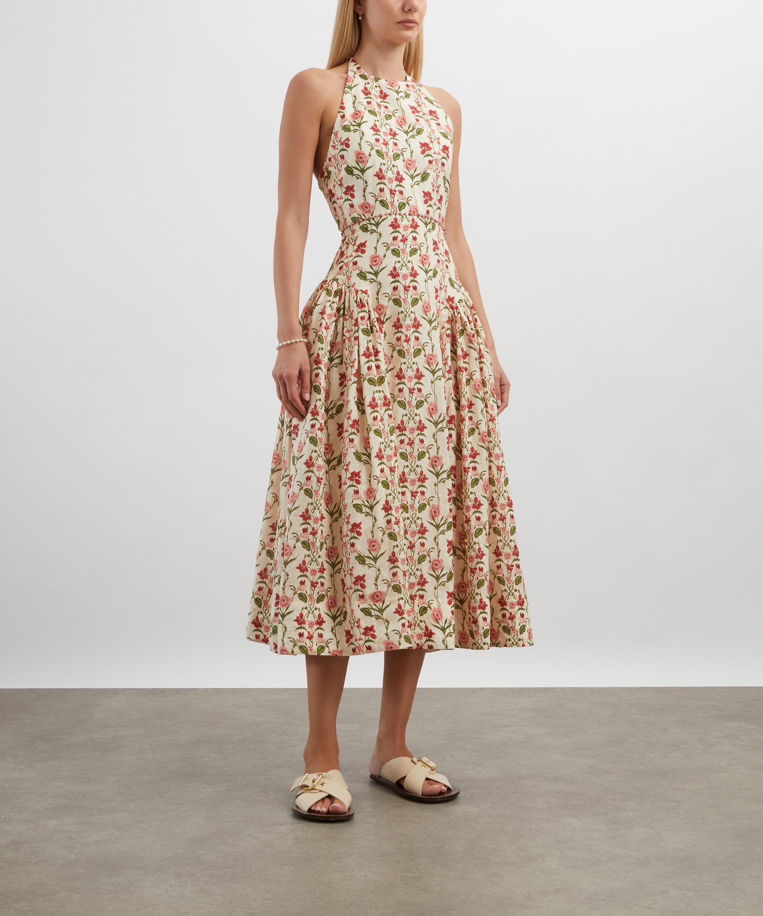 Agua Bendita - Balsa Canna Midi Dress image number 2