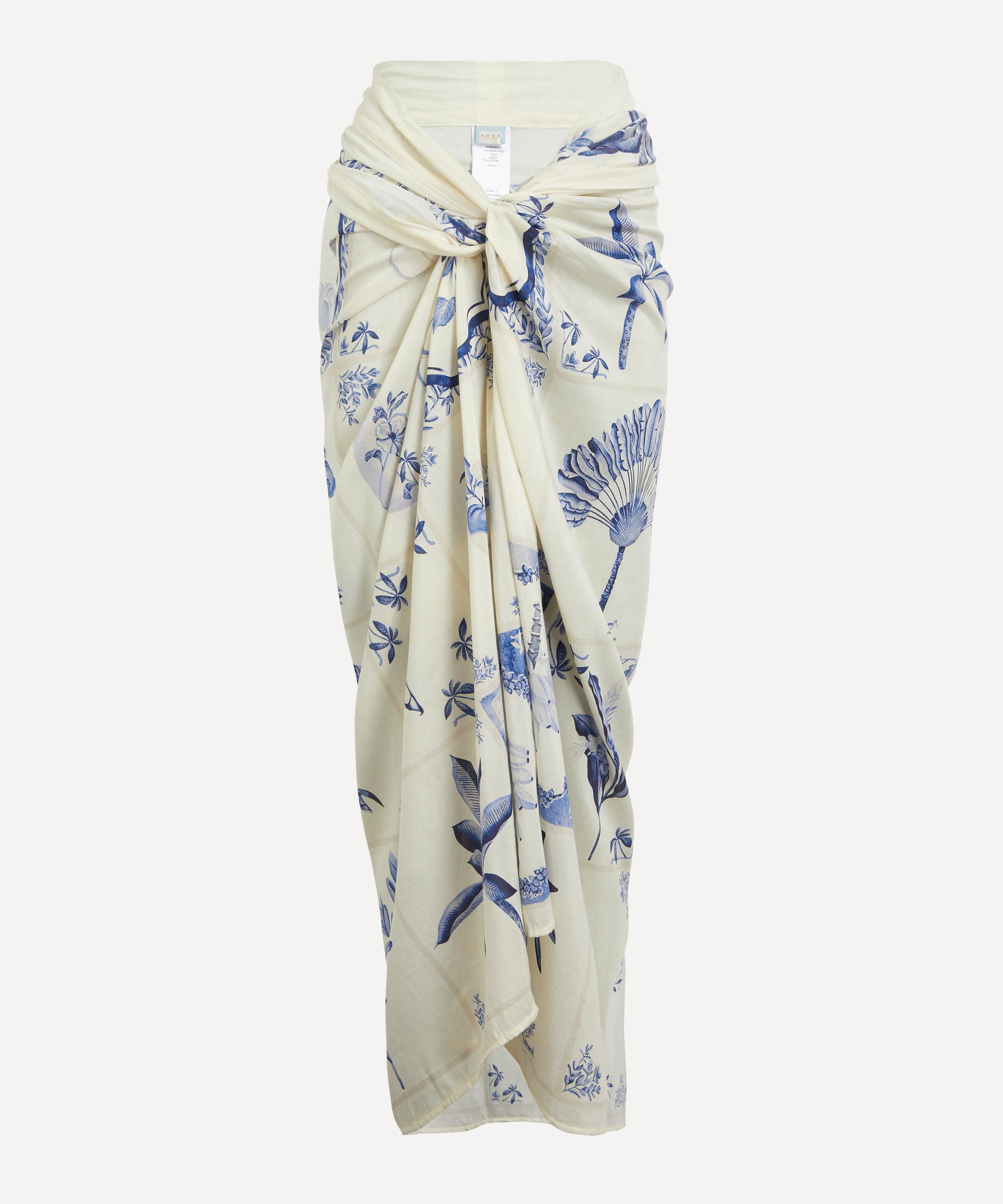 Agua Bendita - Lavanda Cotton-Silk Pareo image number 0