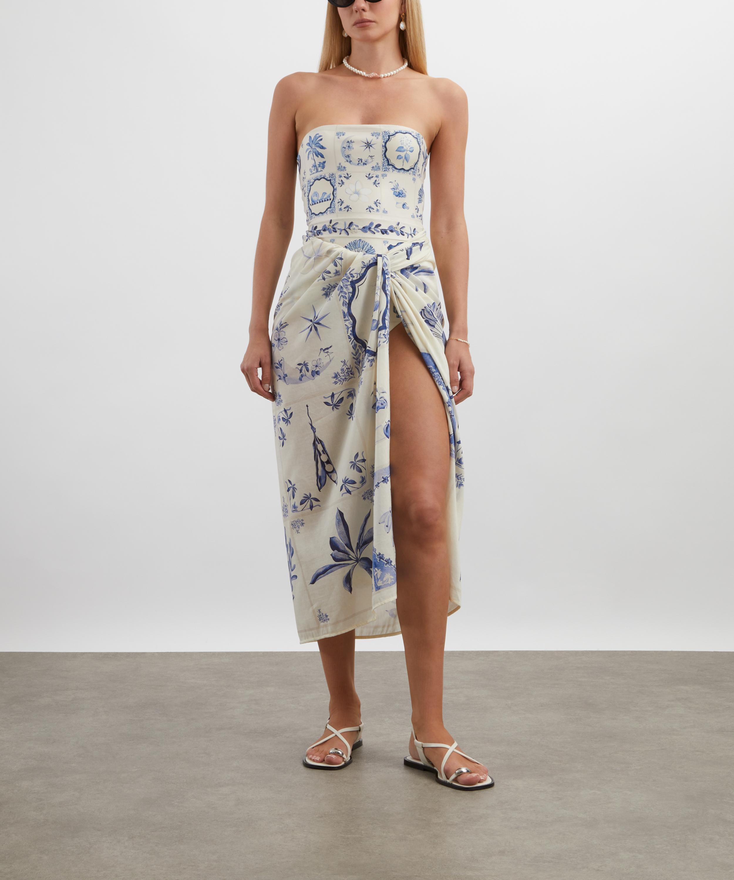 Agua Bendita - Lavanda Cotton-Silk Pareo image number 1