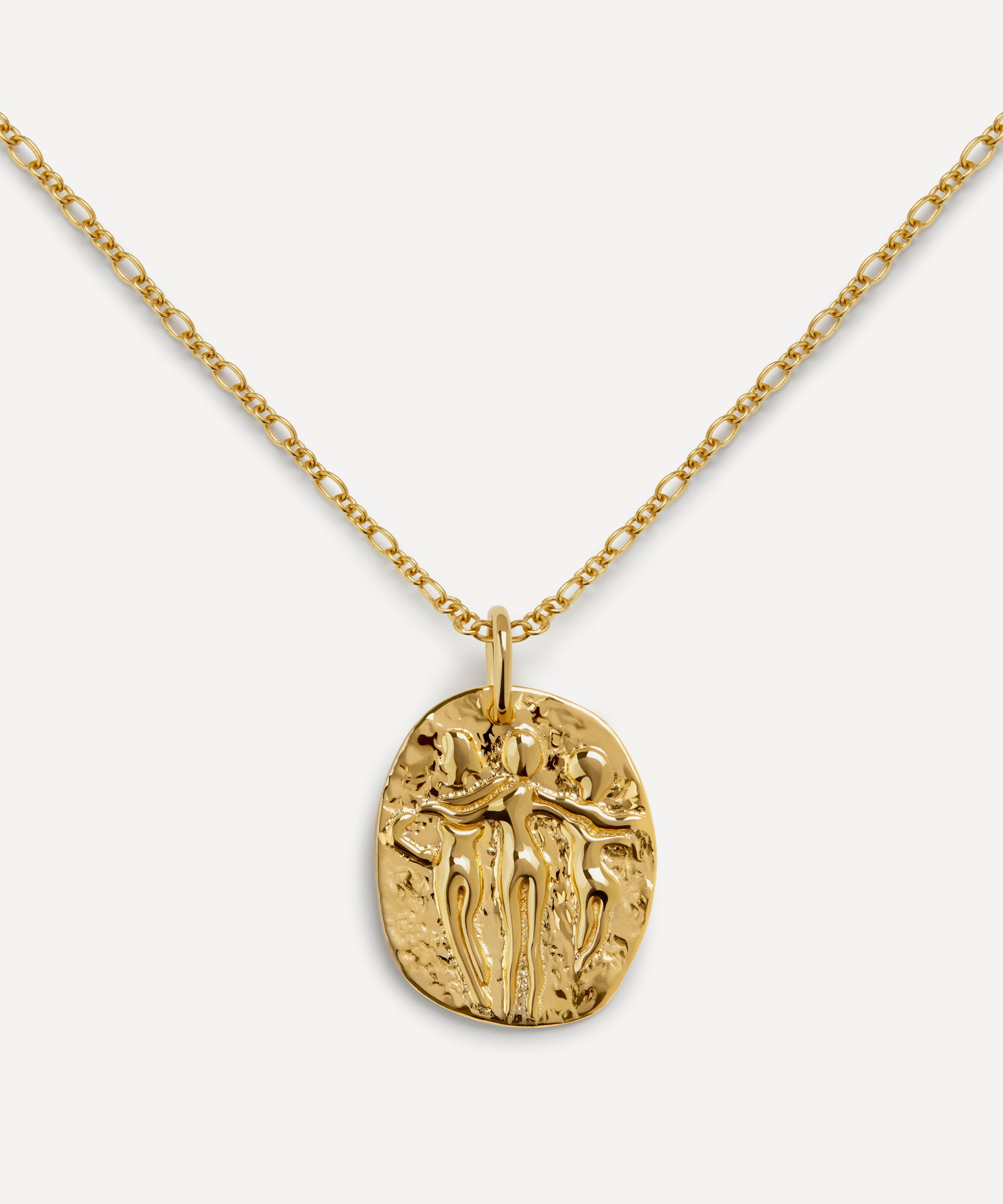Monica Vinader - 18ct Gold-Plated Vermeil Silver Sisterhood Pendant Necklace image number 0