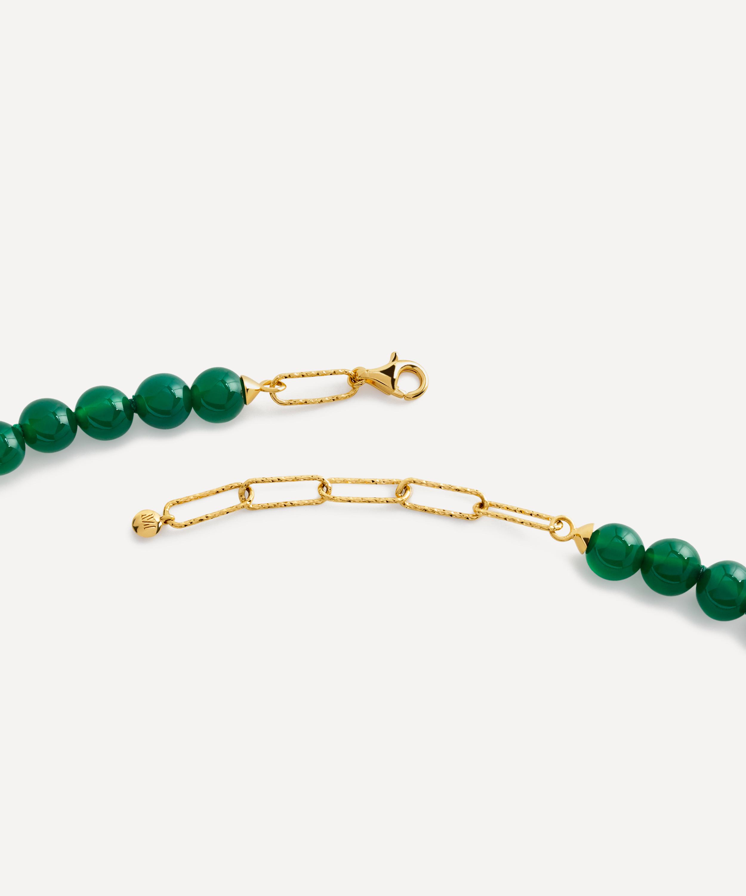 Monica Vinader - 18ct Gold-Plated Vermeil Silver Round Gemstone Necklace image number 2