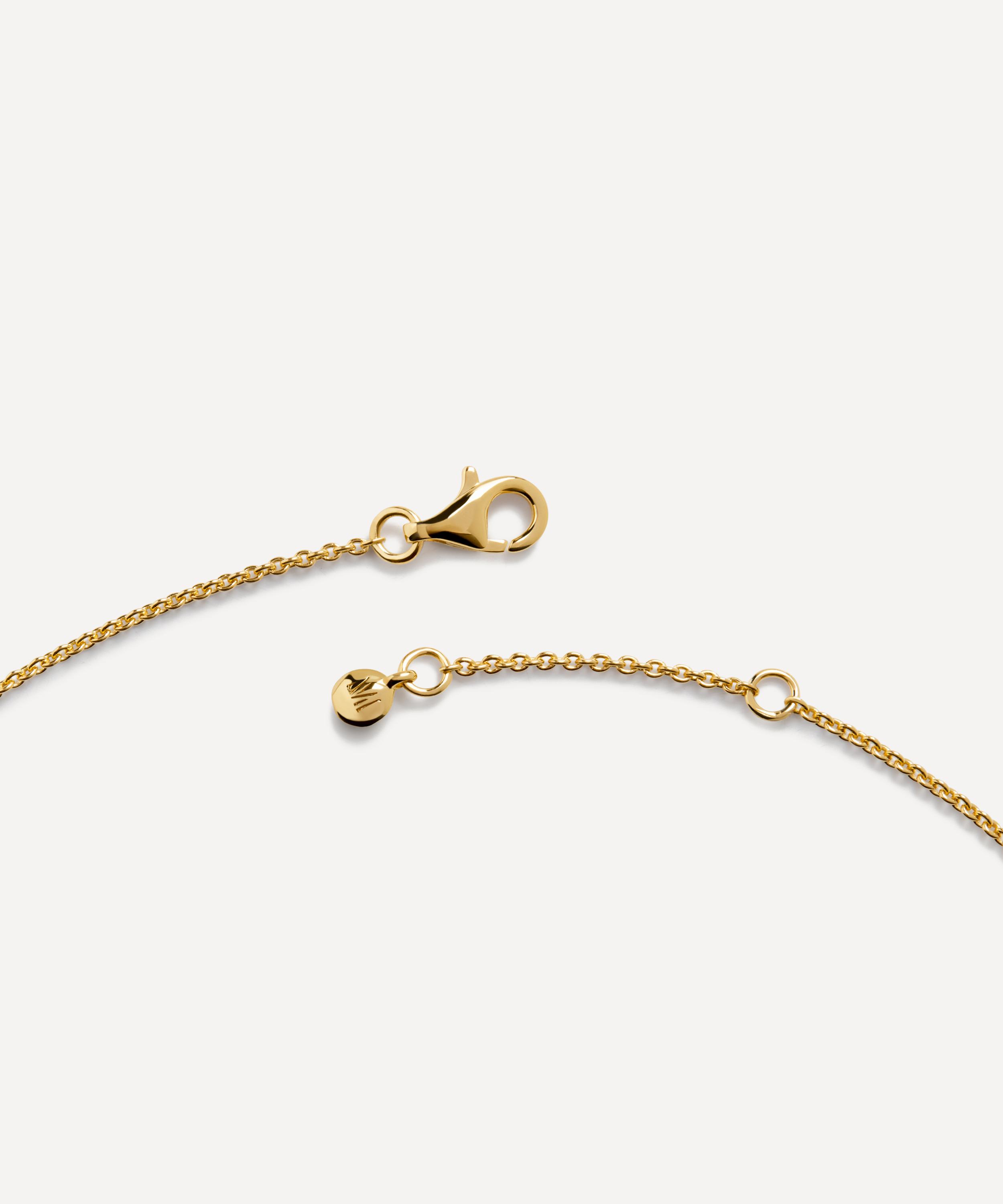 Monica Vinader - 18ct Gold-Plated Vermeil Silver Odyssey Gemstone Chain Bracelet image number 3
