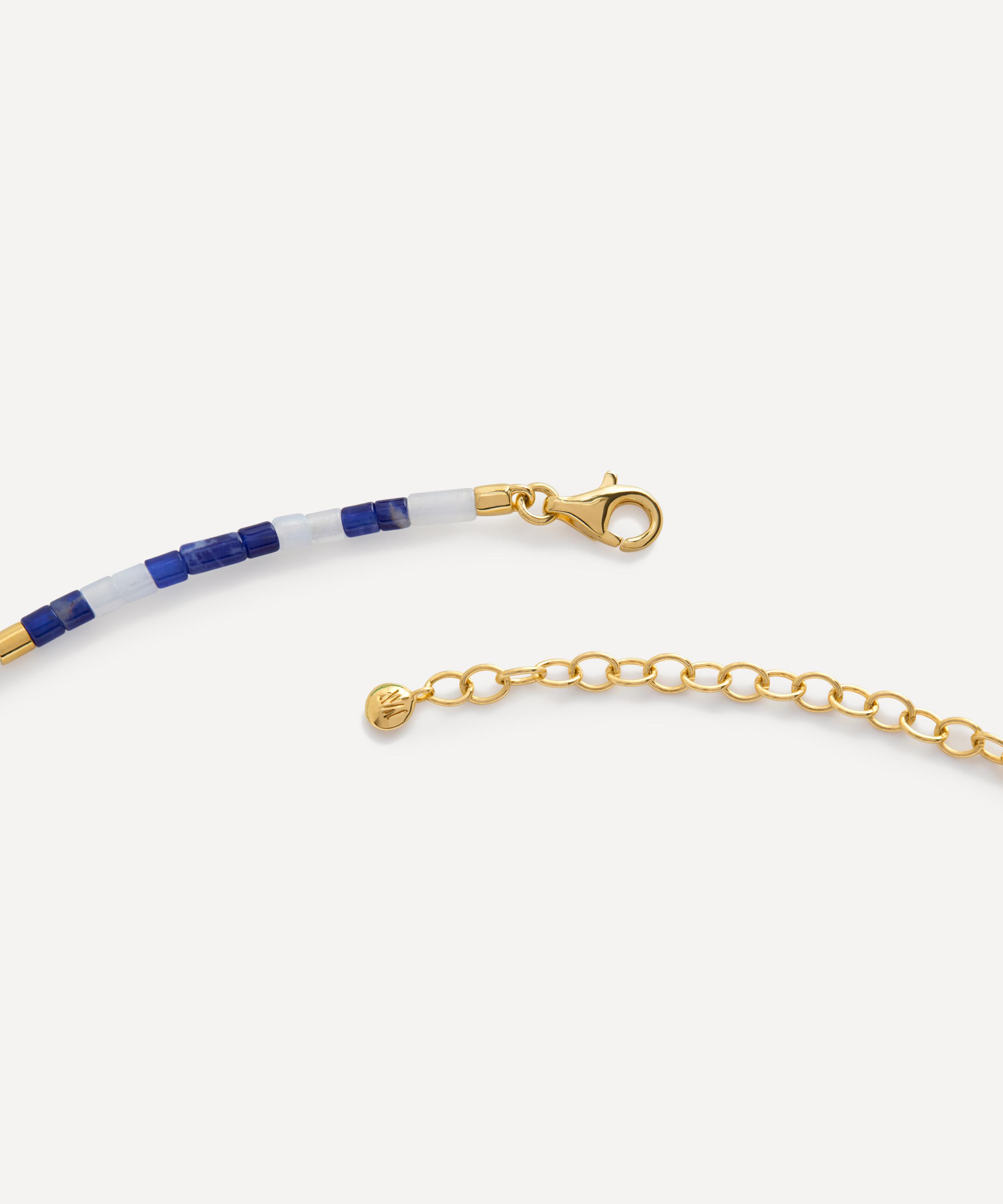 Monica Vinader 18ct Gold-Plated Vermeil Silver Delphi Sodalite