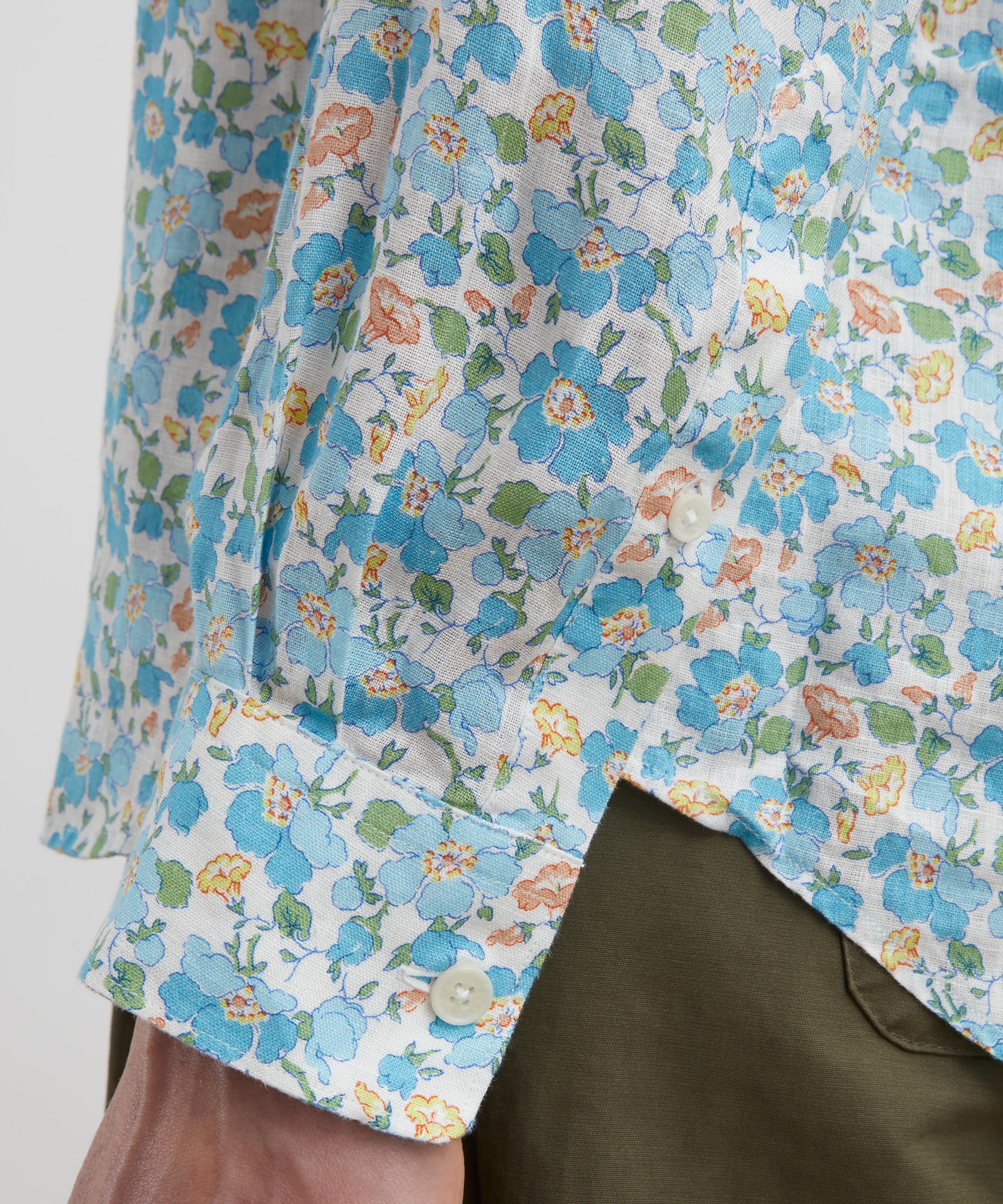 Liberty - Classic Fit Hemp Shirt in Stoneley Rose  image number 4