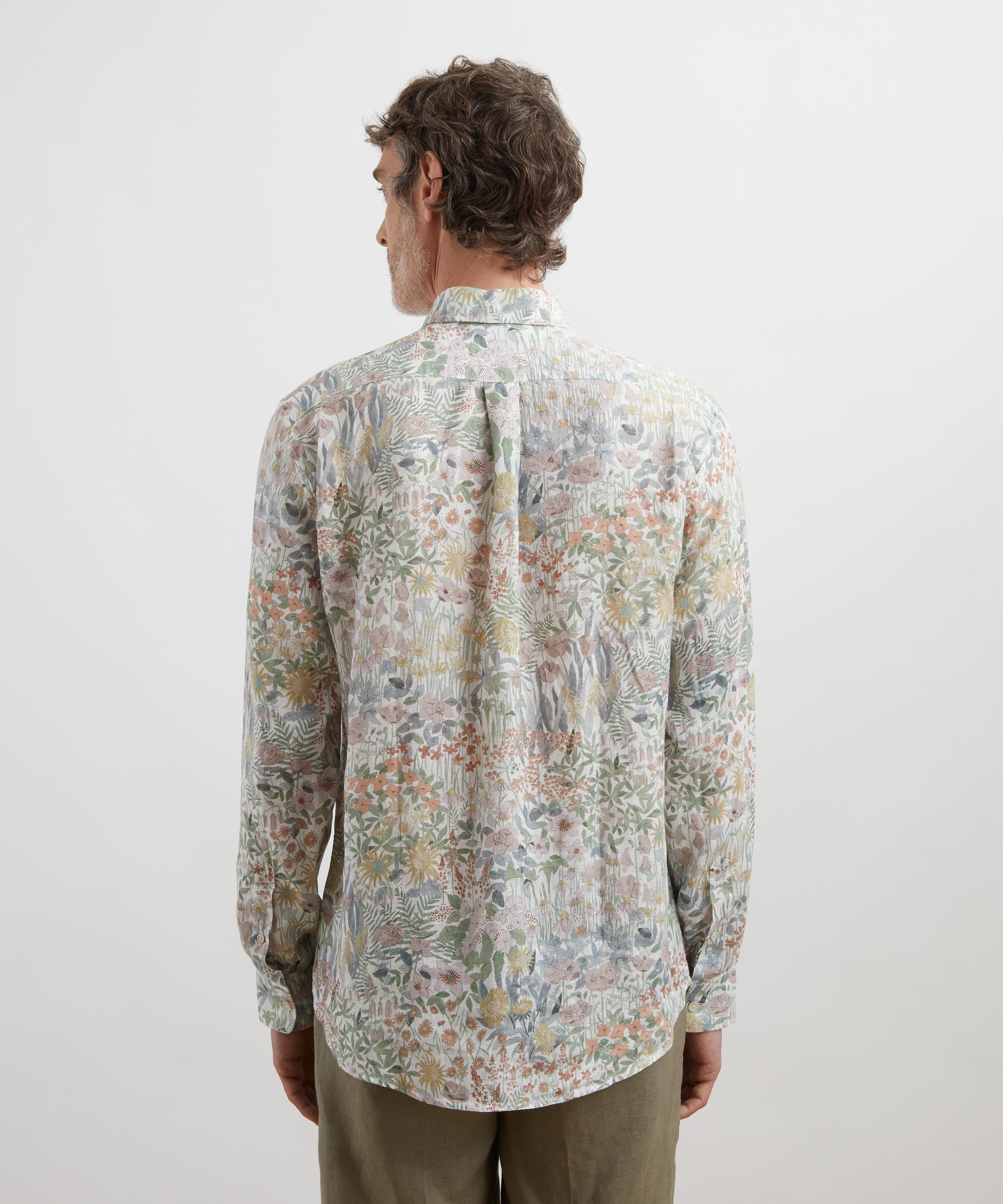 Liberty - Classic Fit Hemp Shirt in Faria Flowers image number 3