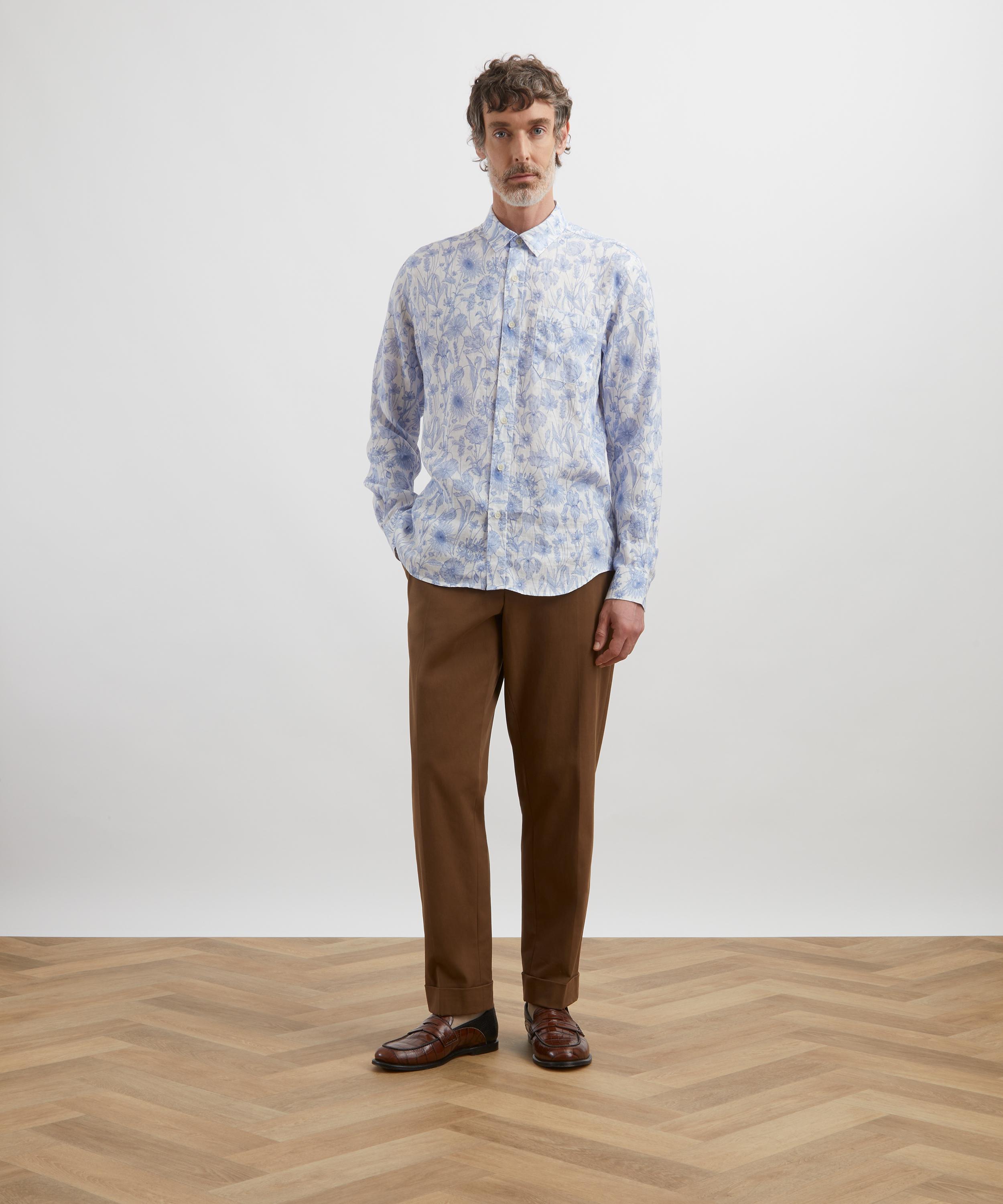 Liberty - Classic Fit Hemp Shirt in Mono Muse Large image number 1