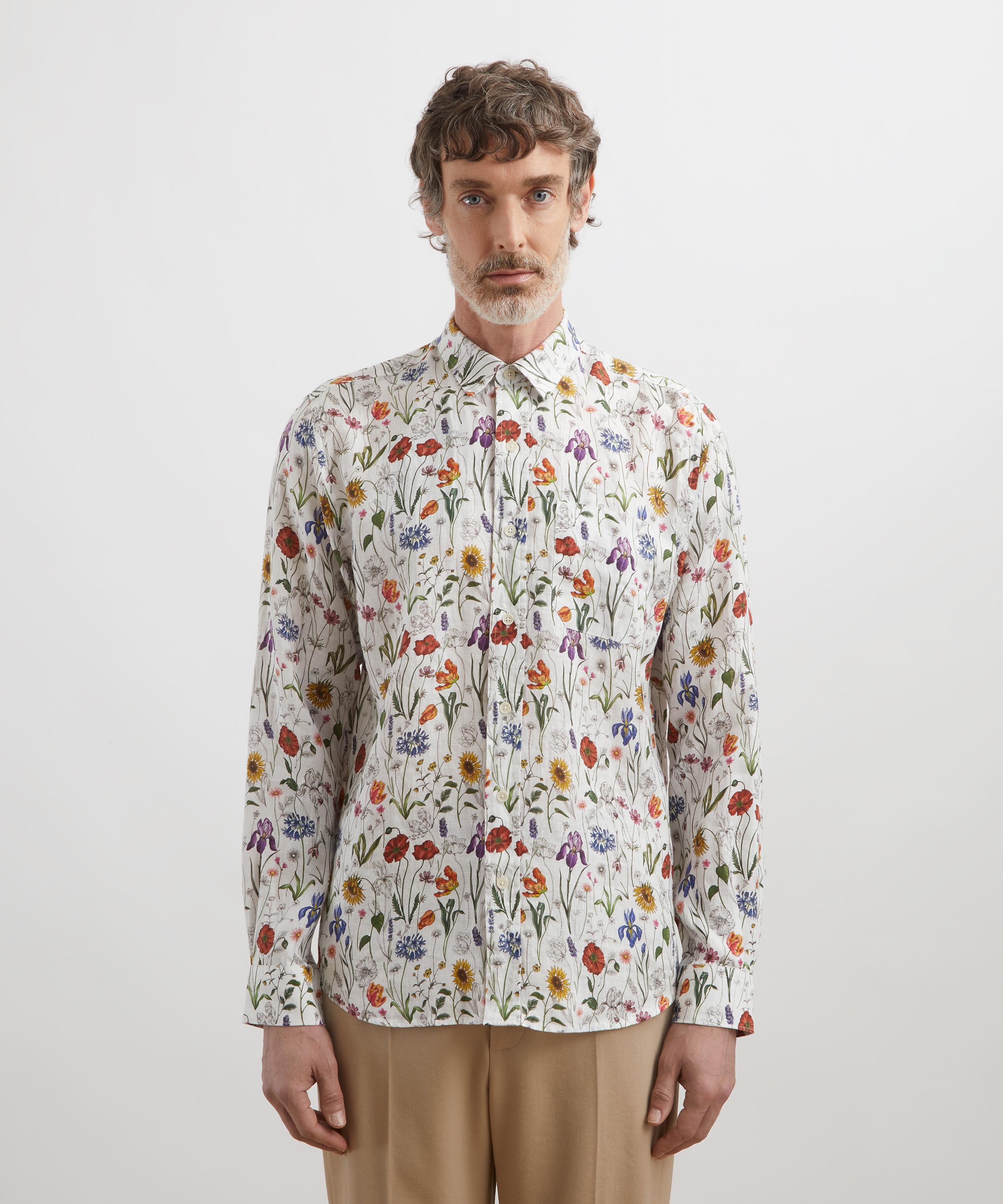 Liberty - Classic Fit Hemp Shirt in Meadow Muse image number 2
