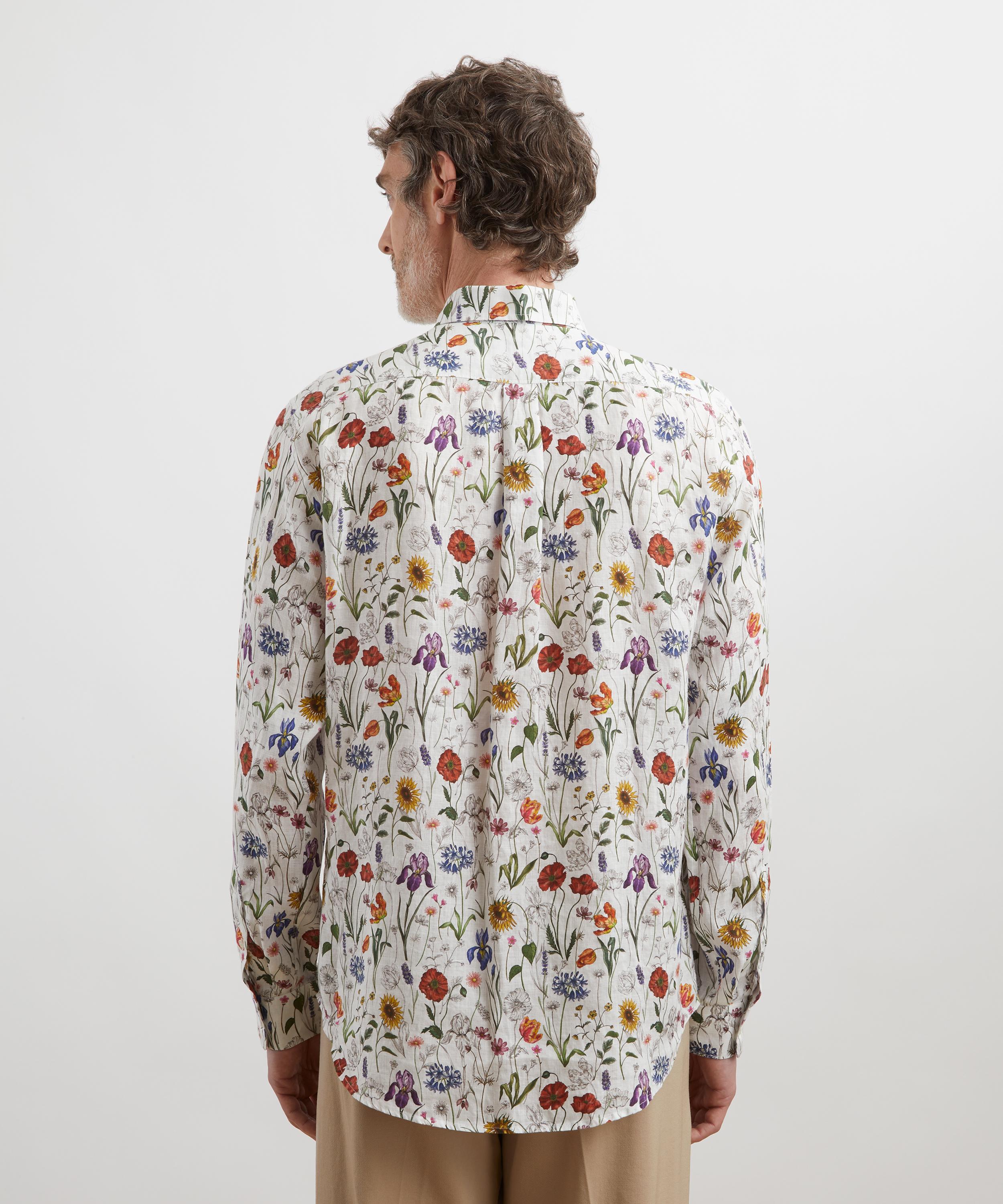 Liberty - Classic Fit Hemp Shirt in Meadow Muse image number 3