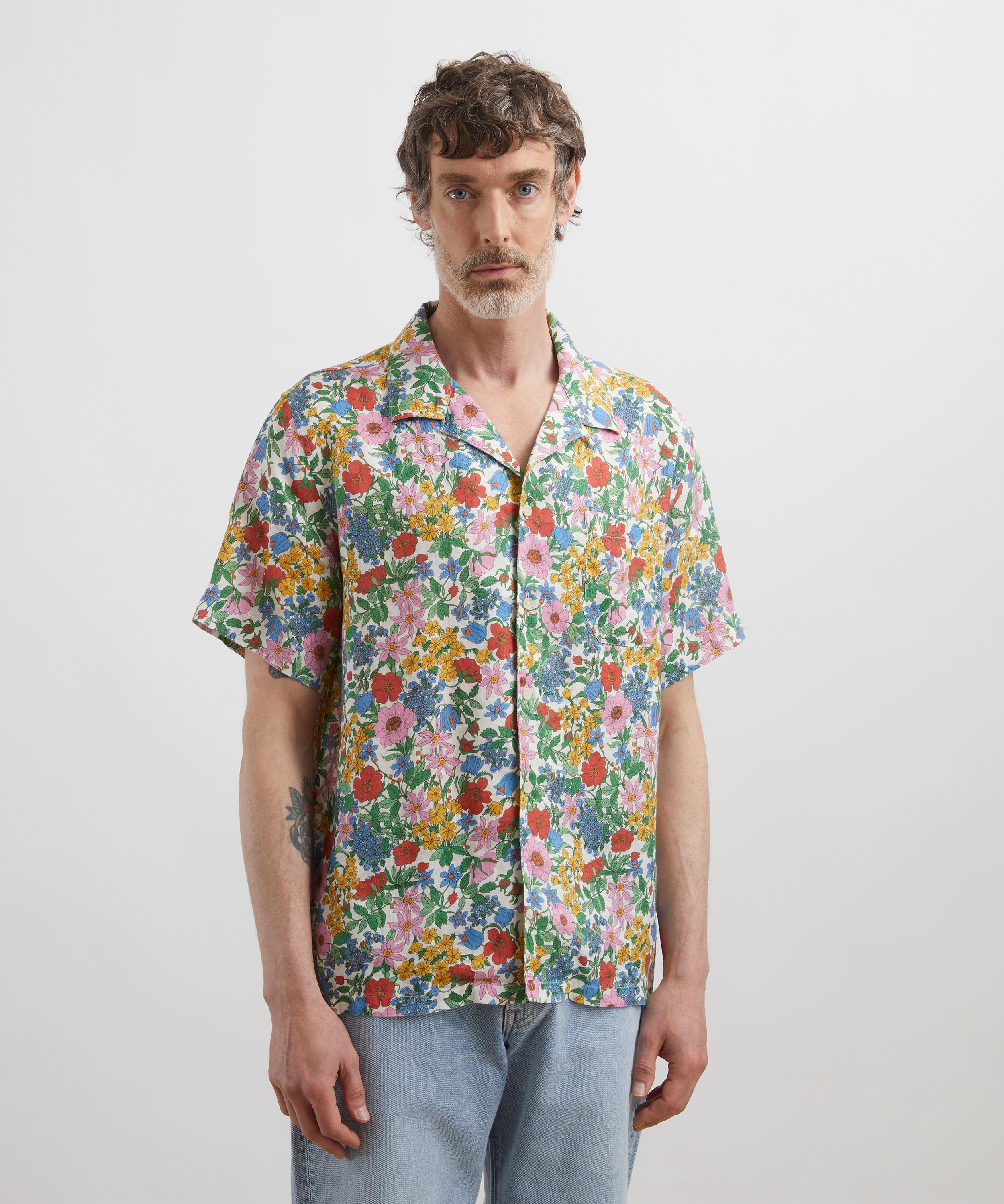 Liberty - Cuban Collar Hemp Shirt in Clarabell image number 2