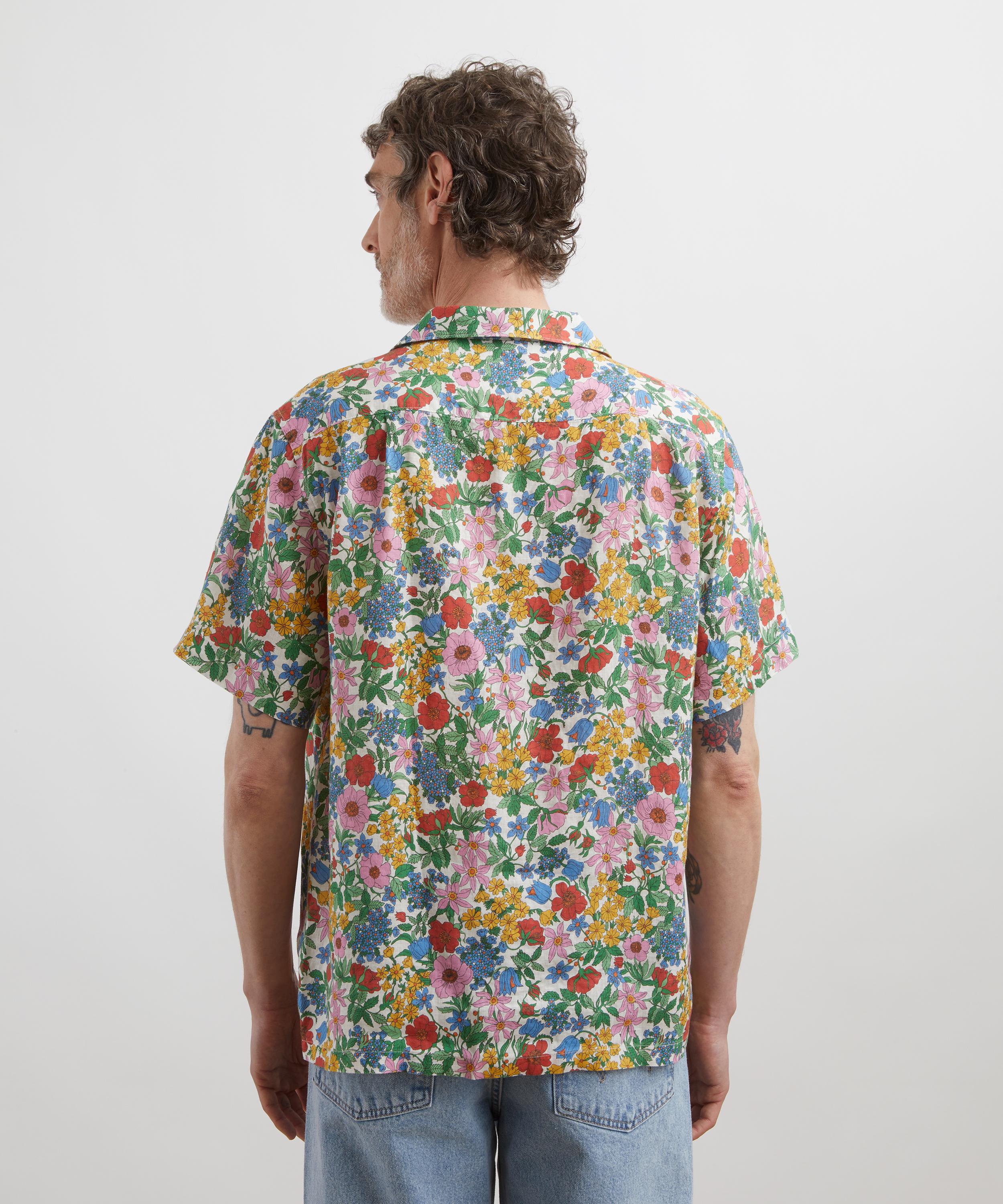 Liberty - Cuban Collar Hemp Shirt in Clarabell image number 3