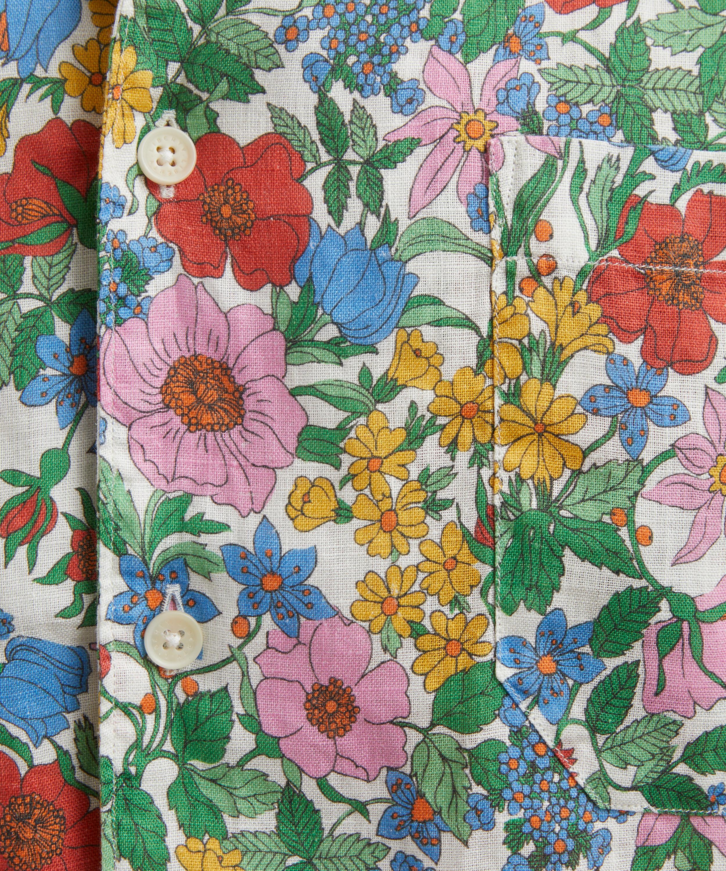 Liberty - Cuban Collar Hemp Shirt in Clarabell image number 4