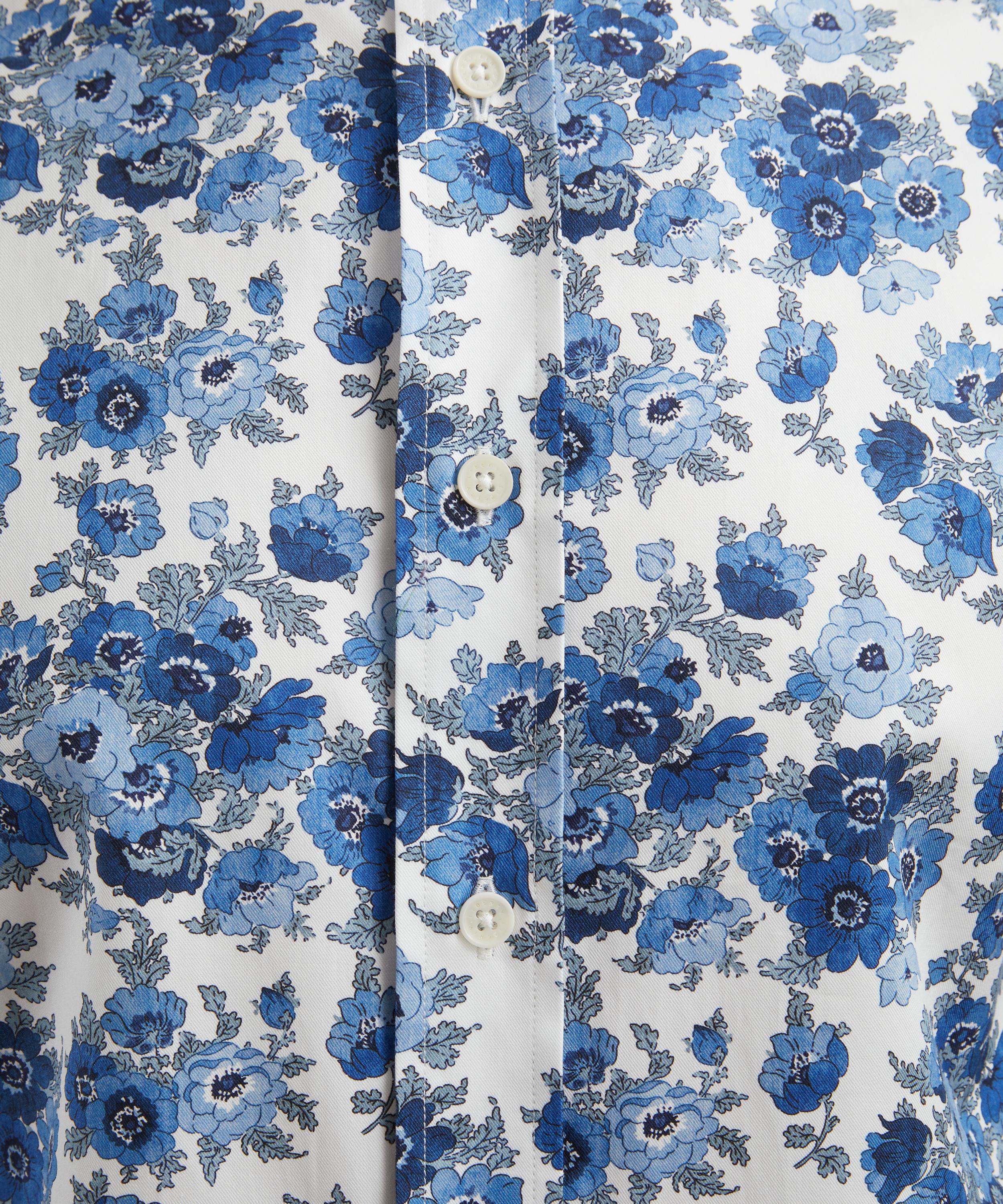 Liberty - Button-Down Regular Fit Cotton Shirt in Madeleine Anemone  image number 4