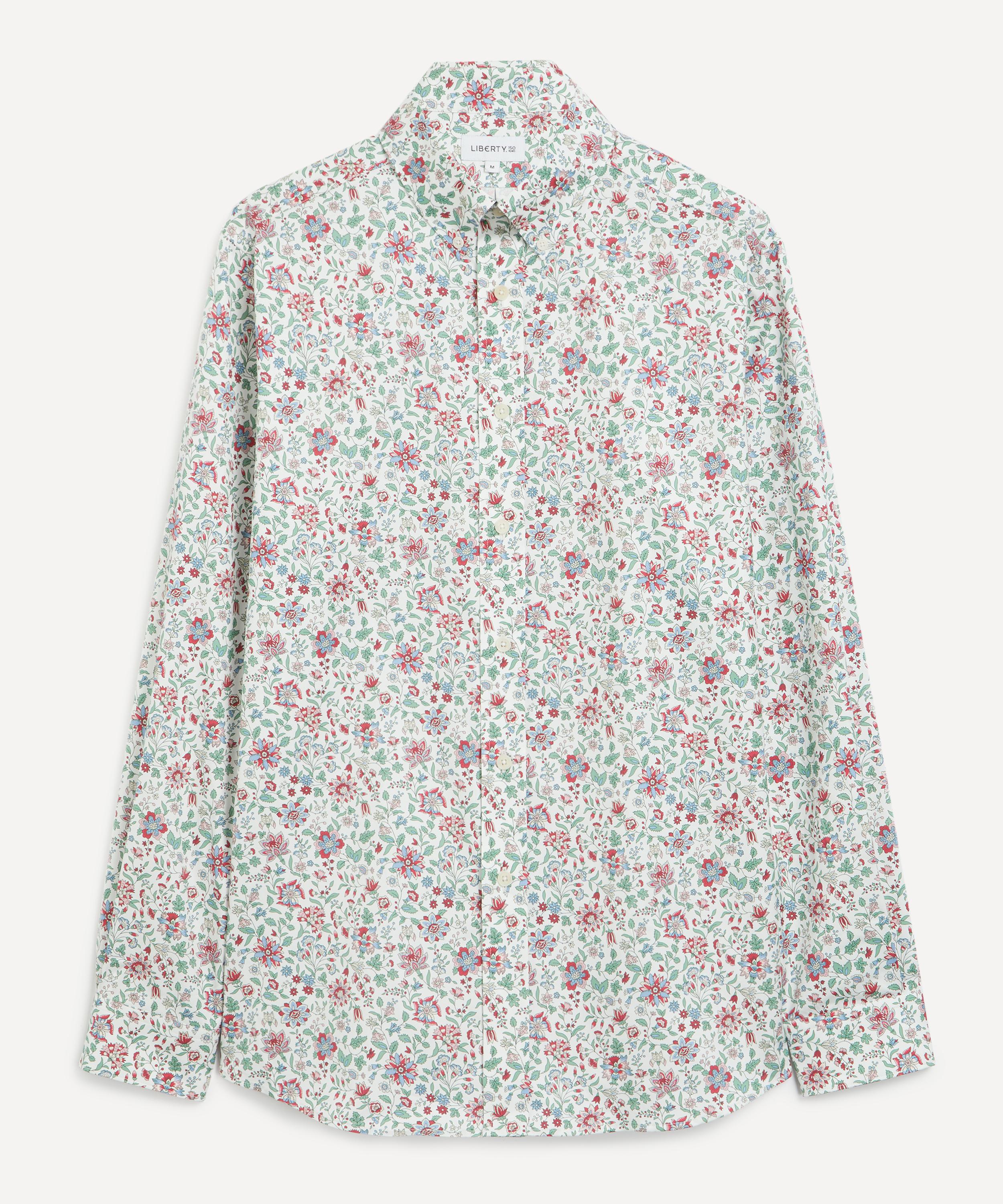Liberty - Button-Down Regular Fit Cotton Shirt in Gracey Bell image number 0