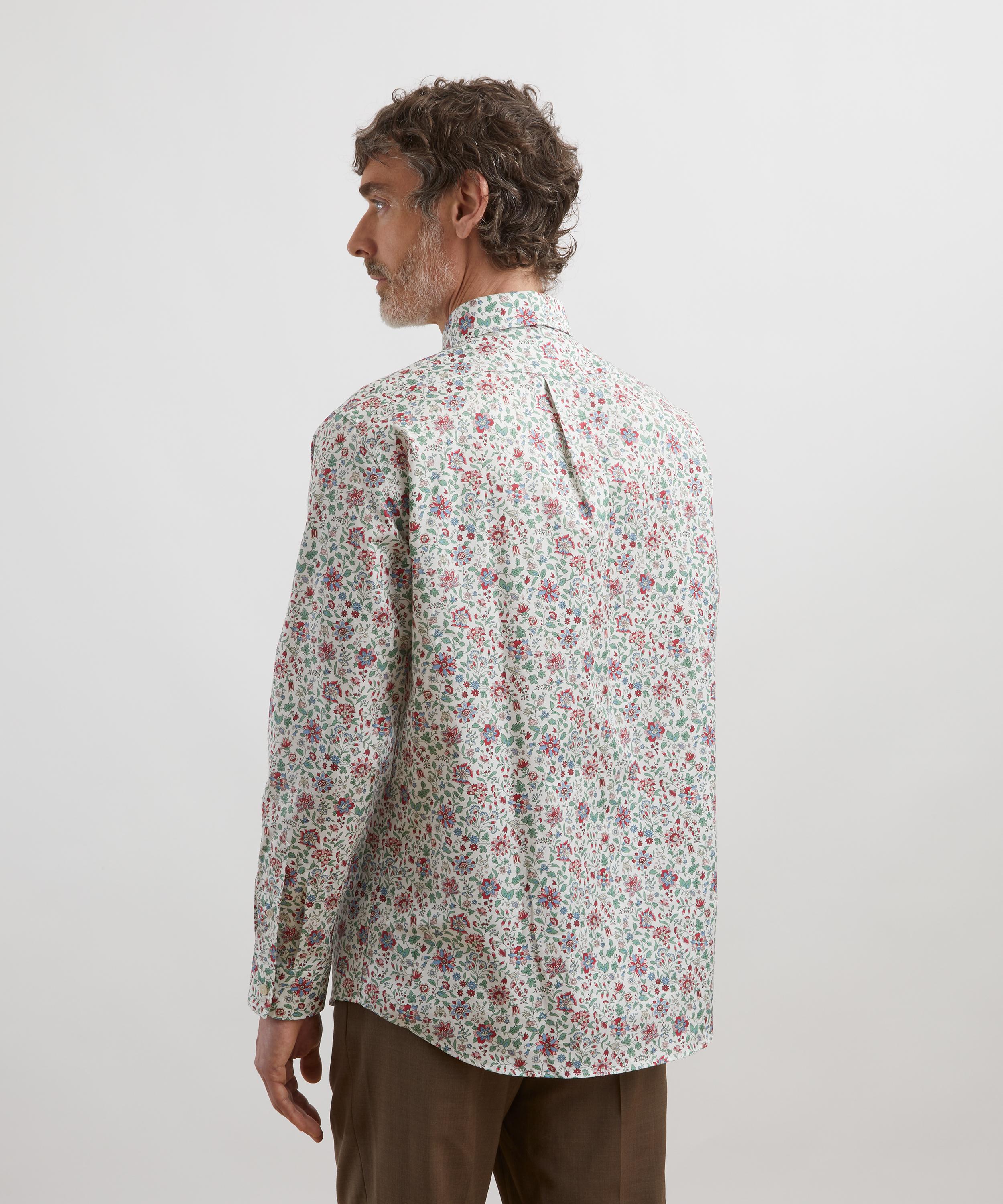 Liberty - Button-Down Regular Fit Cotton Shirt in Gracey Bell image number 3
