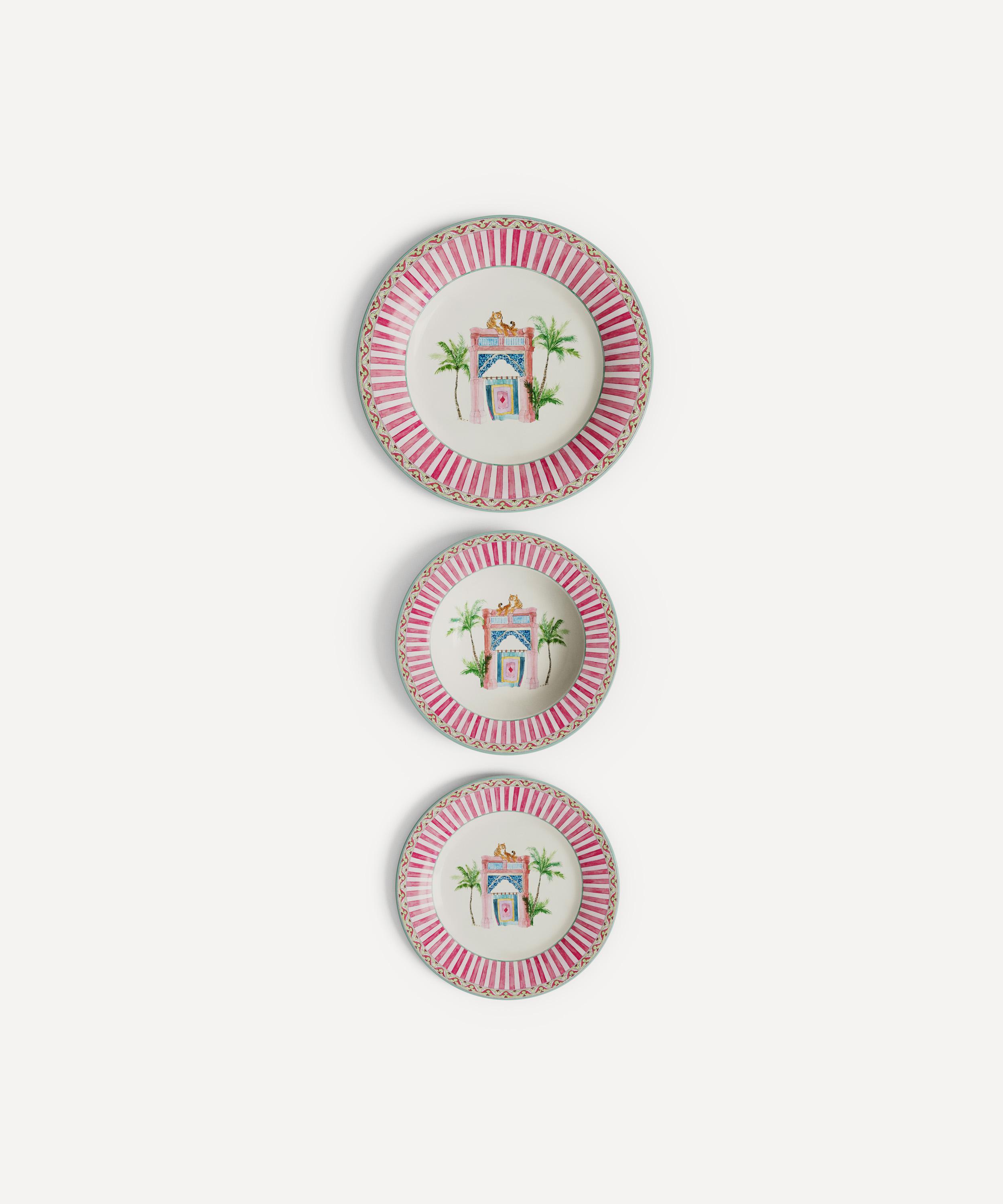 Lisa Corti - Sariska Porcelain Plate Set of 3 image number 0