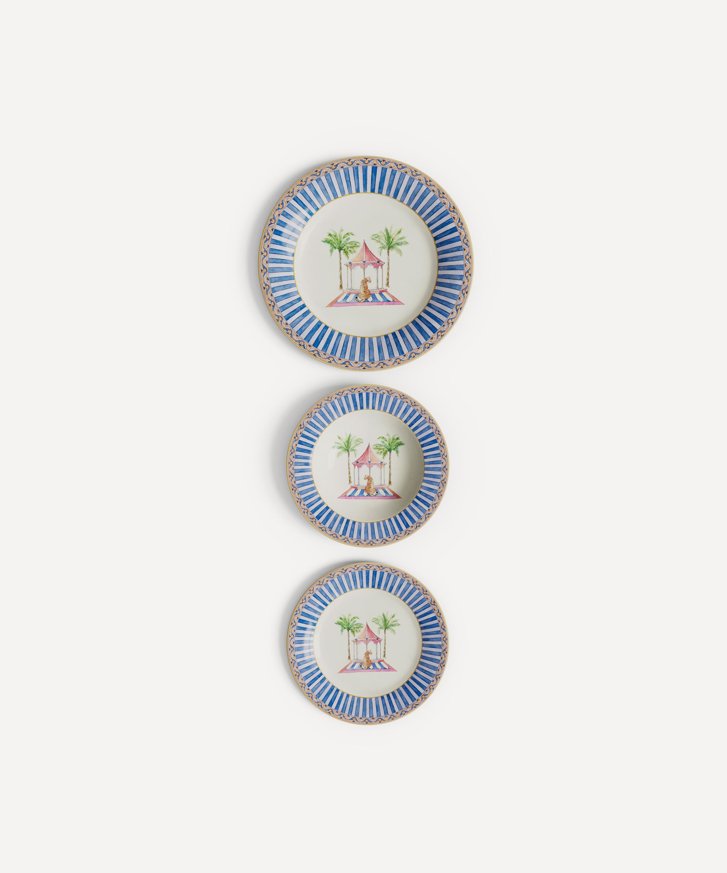 Lisa Corti - Sariska Porcelain Plate Set of 3 image number 0