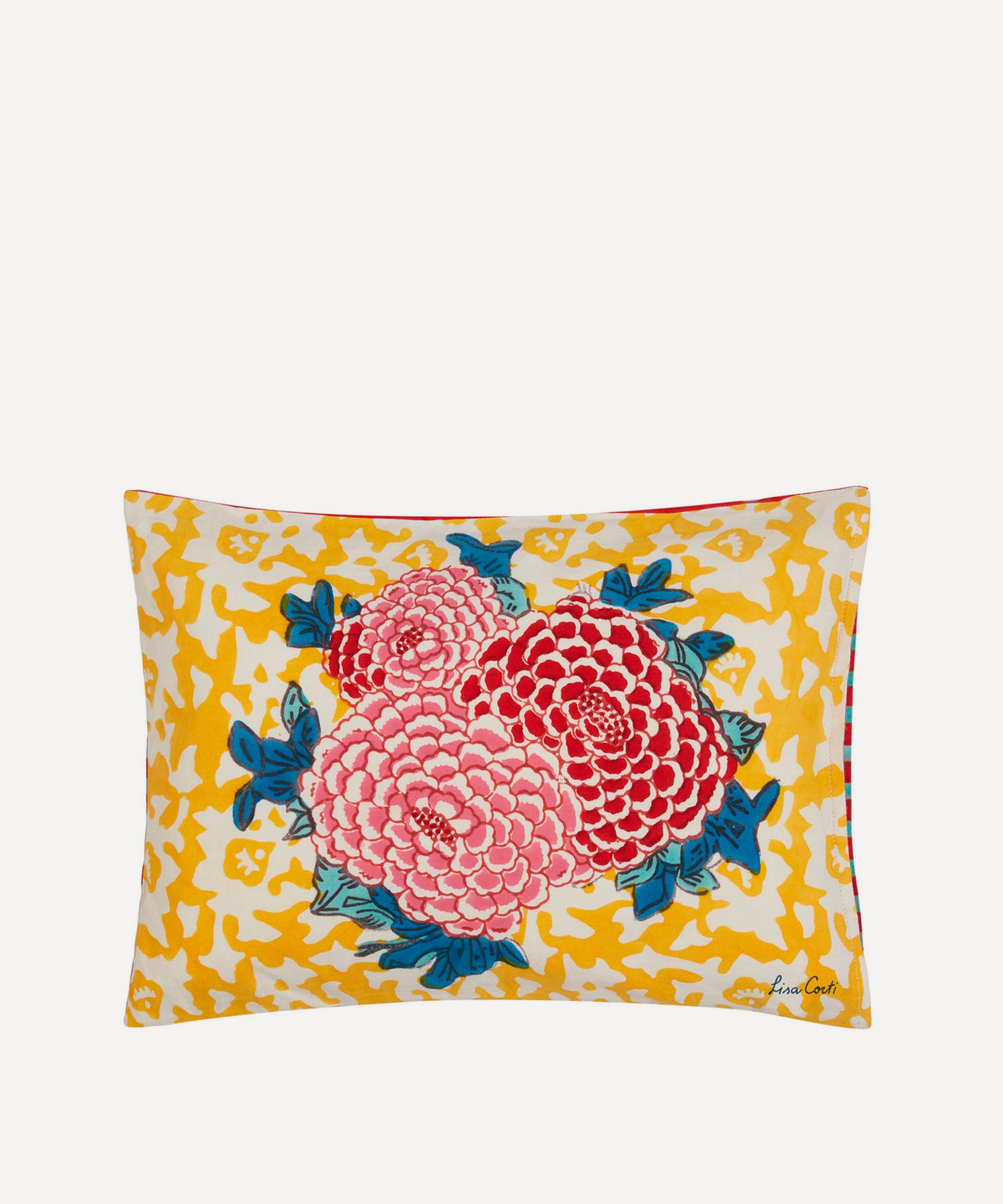 Lisa Corti - Arabesque Corolla Rectangular Cushion image number 0