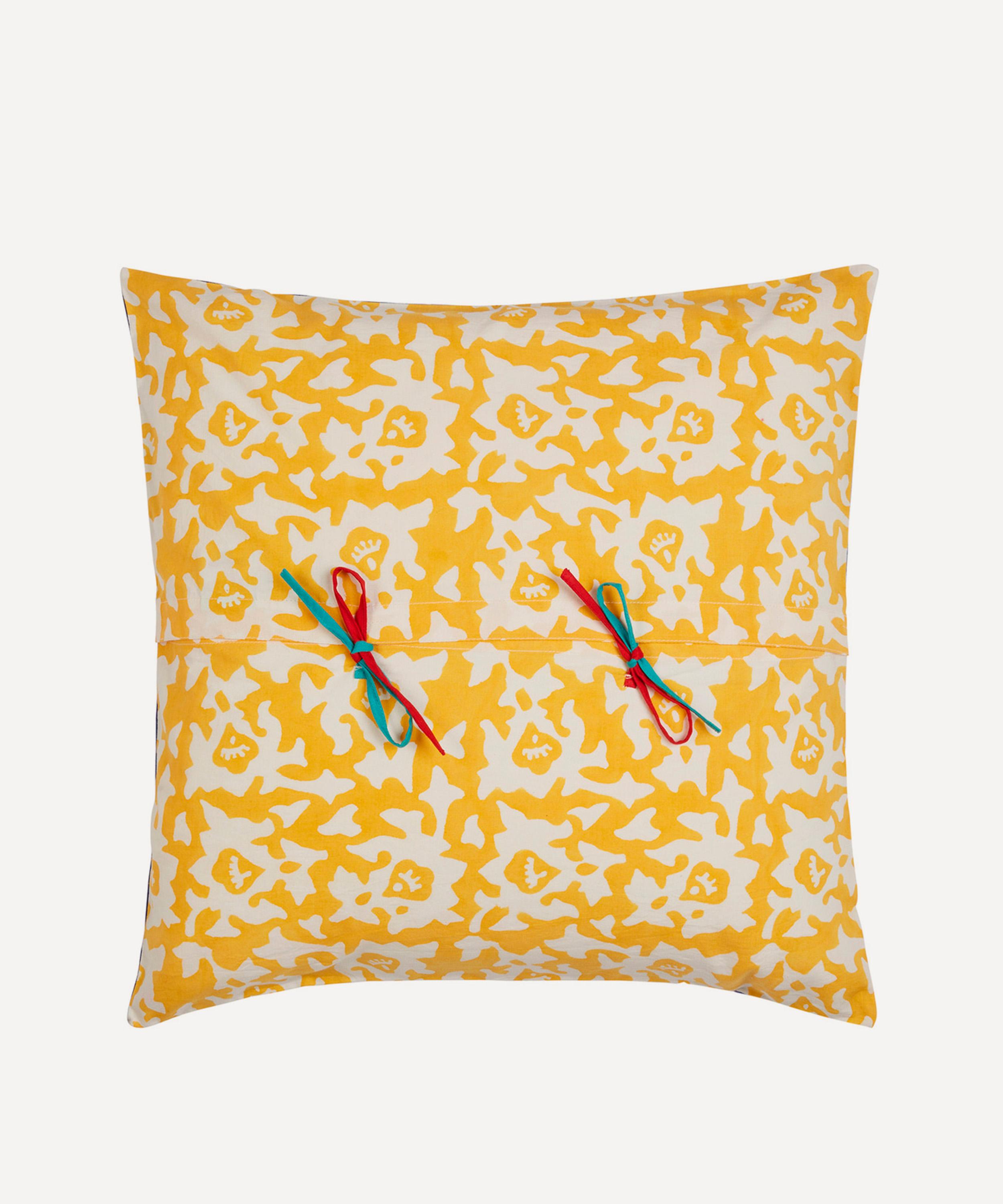 Lisa Corti - Arabesque Corolla Square Cushion image number 1