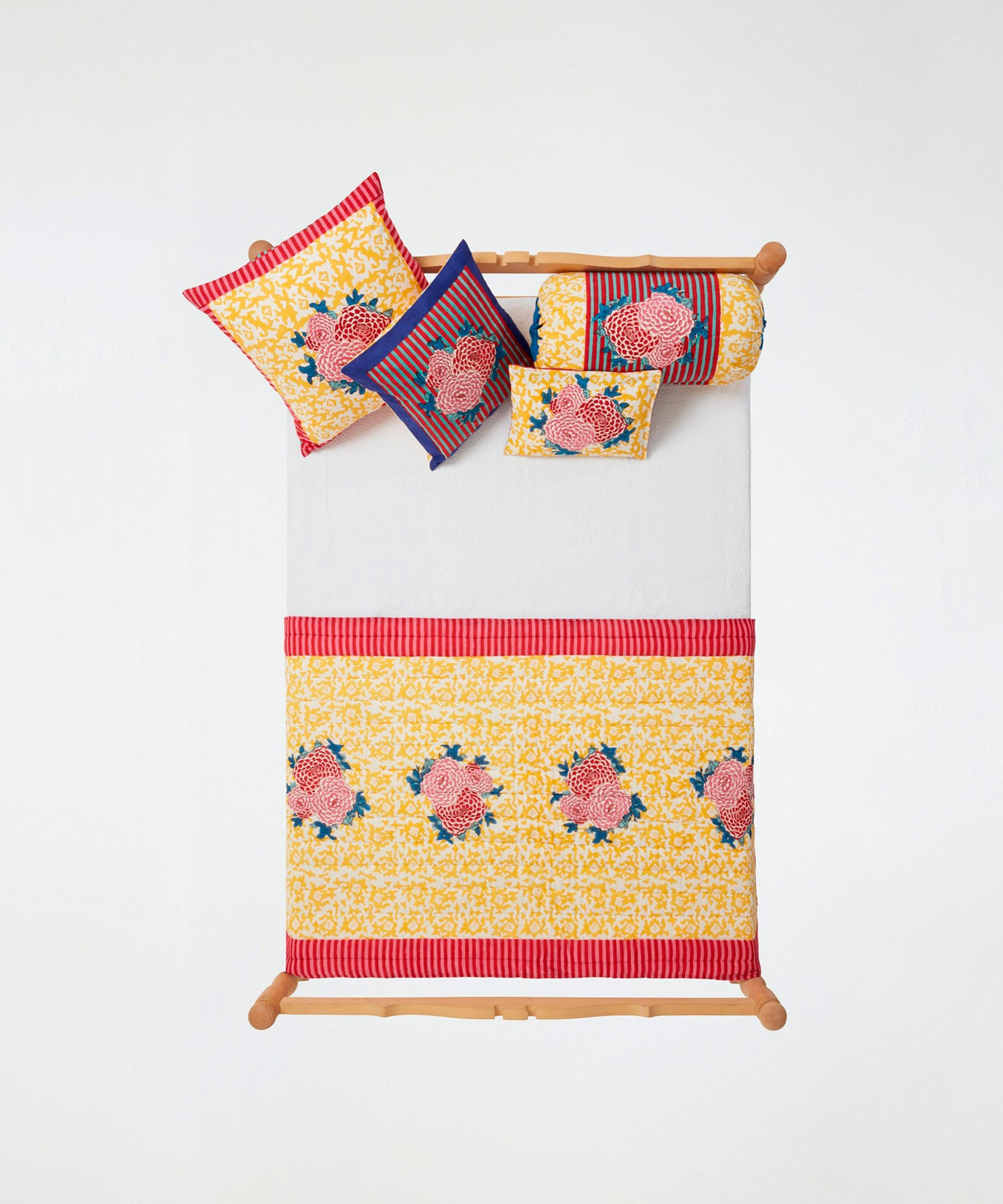 Lisa Corti - Arabesque Corolla Square Cushion image number 2