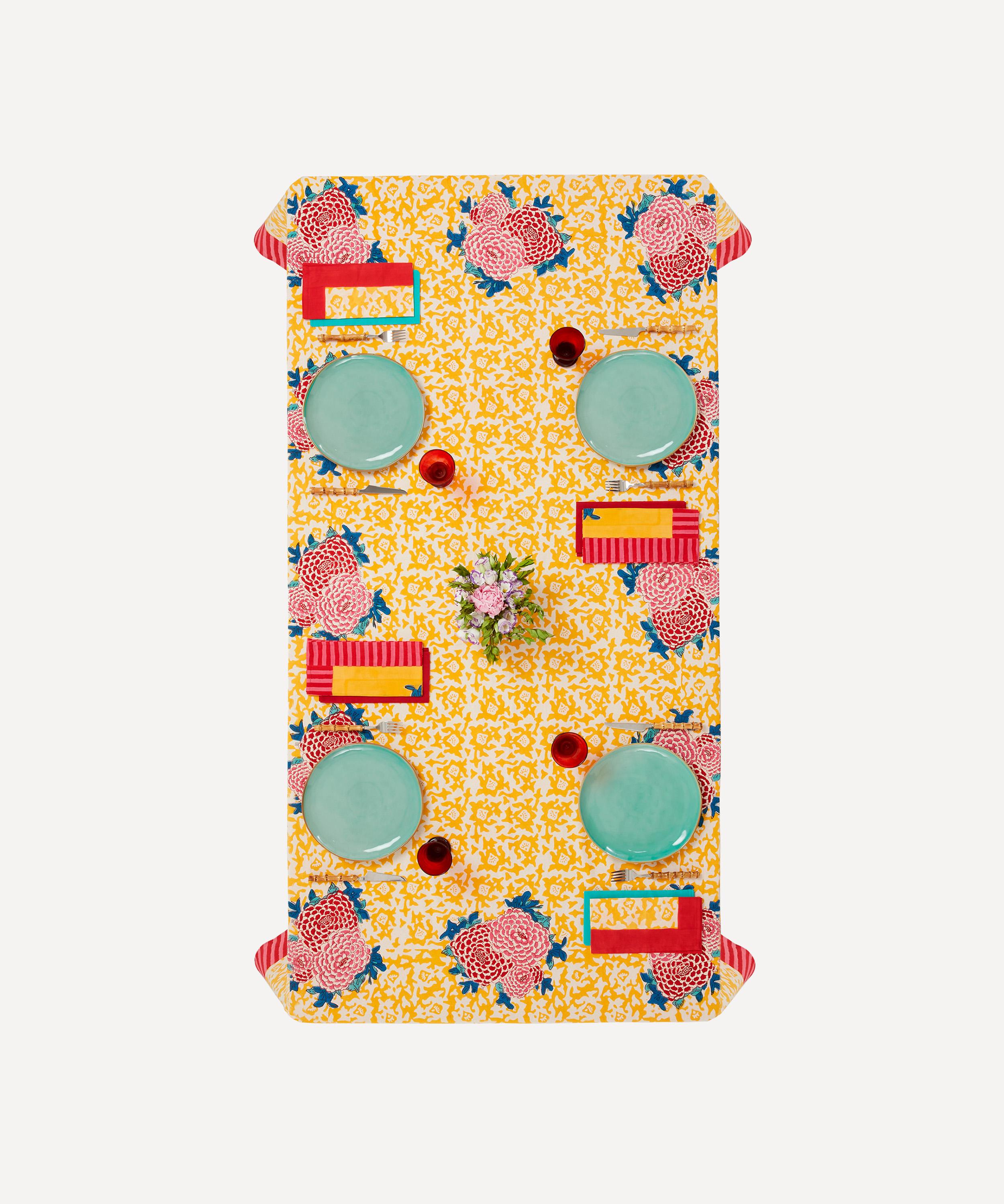 Lisa Corti - Arabesqua Corolla 180x270cm Tablecloth image number 1