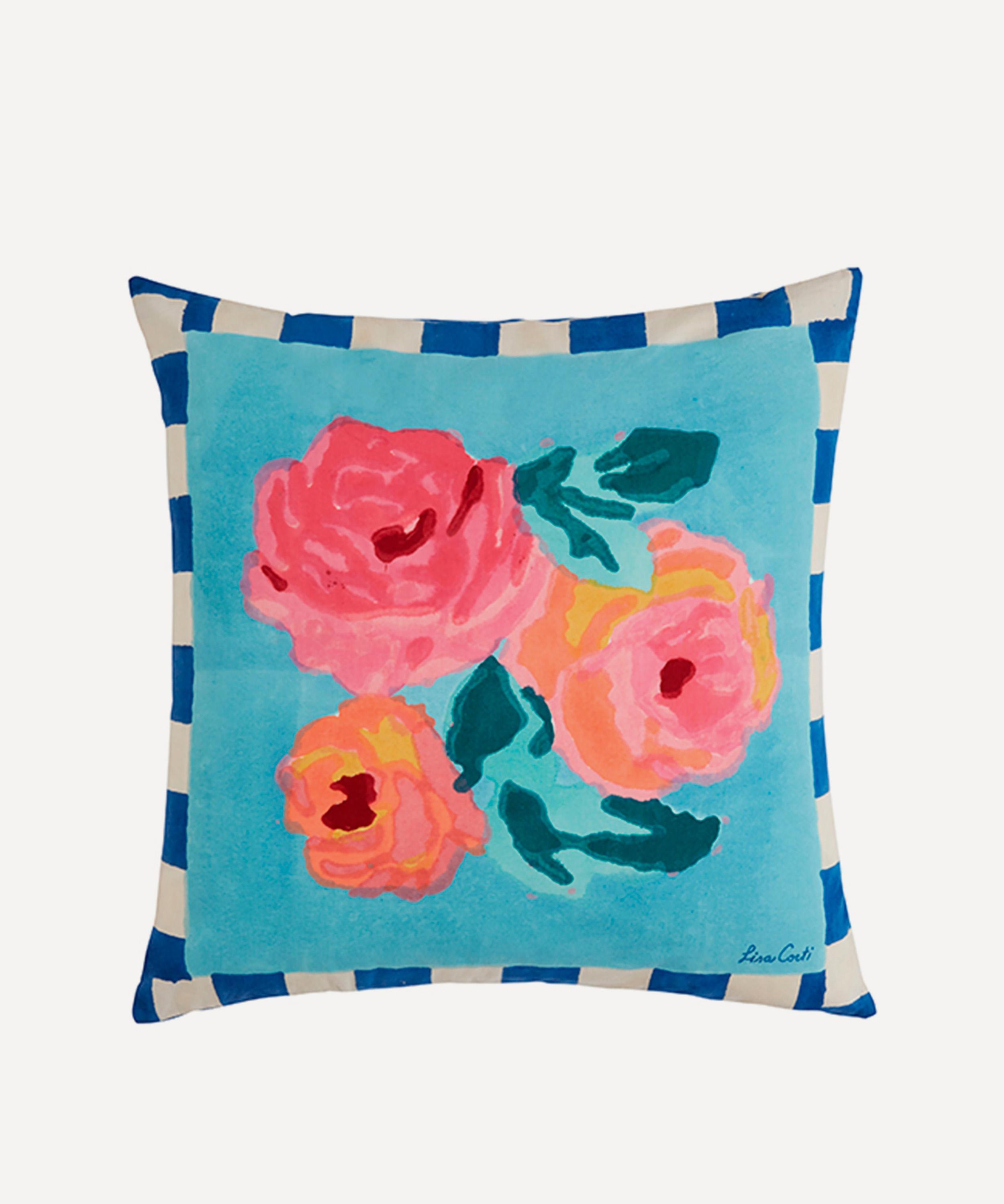 Lisa Corti - Nizam Stripes Square Cushion image number 0