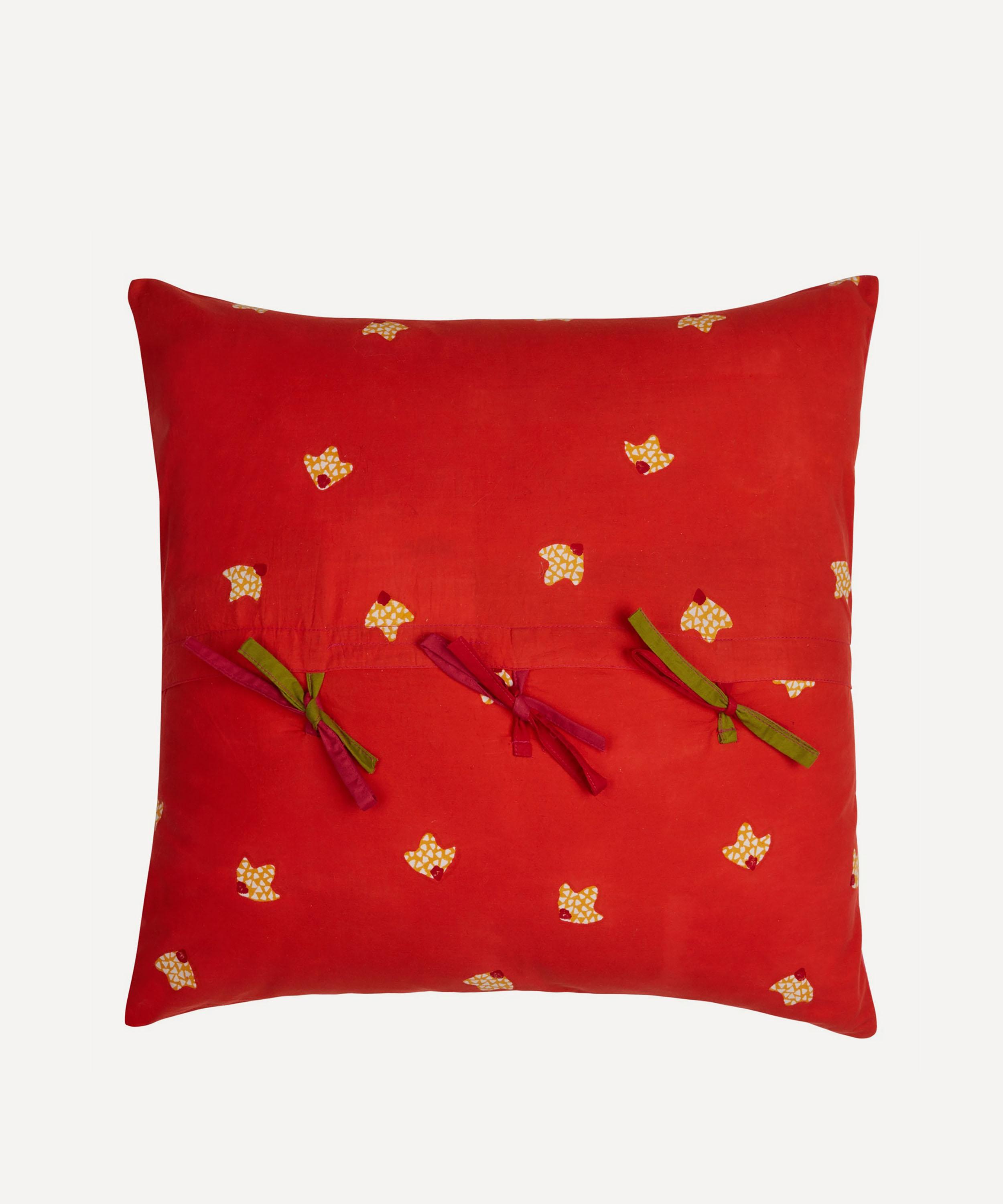 Lisa Corti - Indonesian Red Rose Cushion image number 1
