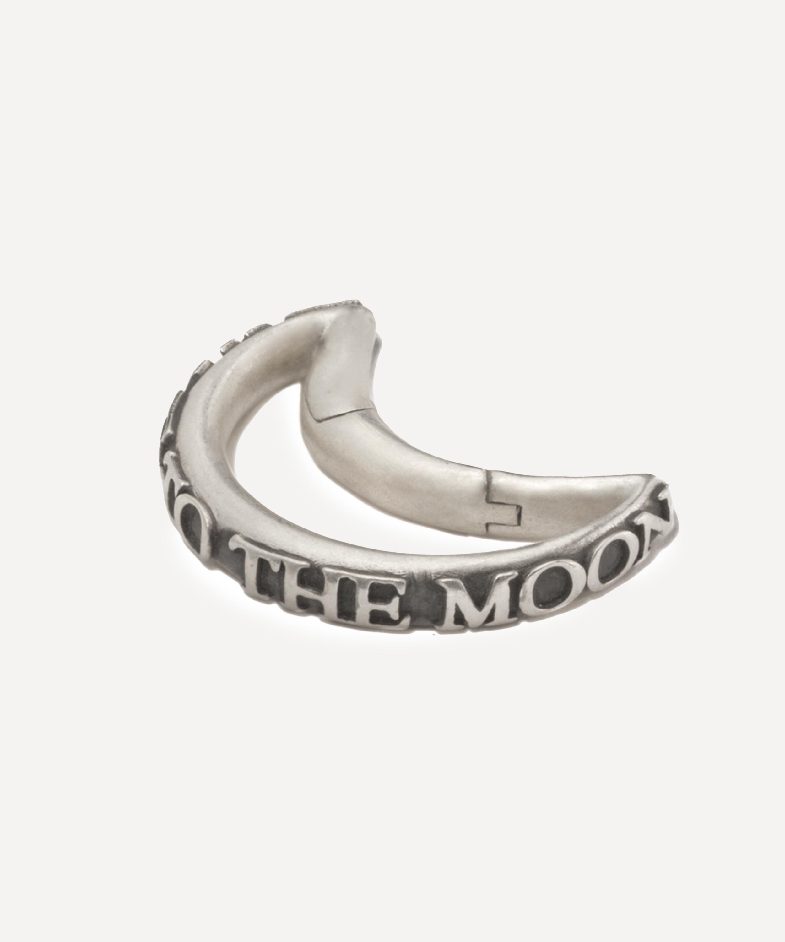 Marla Aaron - Sterling Silver Fly Me To The Moonlock Clasp