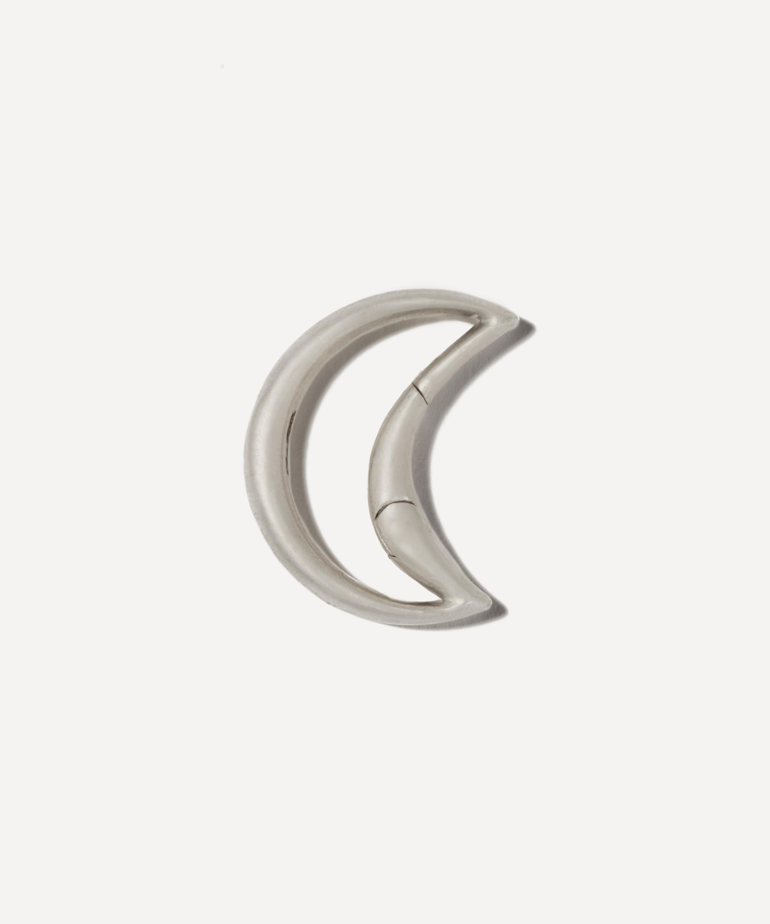 Marla Aaron - Sterling Silver Moonlock Carabiner Clasp image number 0