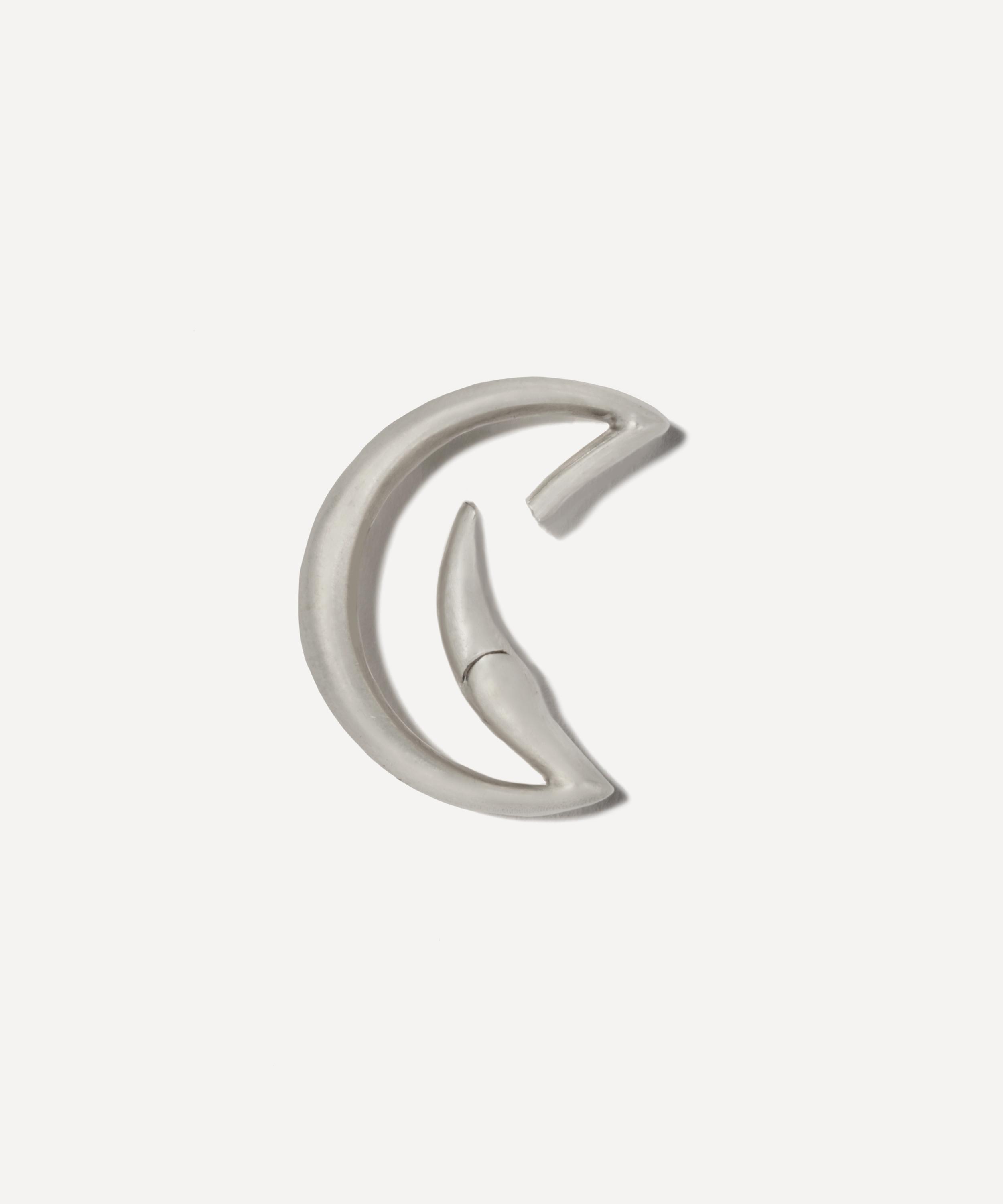 Marla Aaron - Sterling Silver Moonlock Carabiner Clasp image number 1