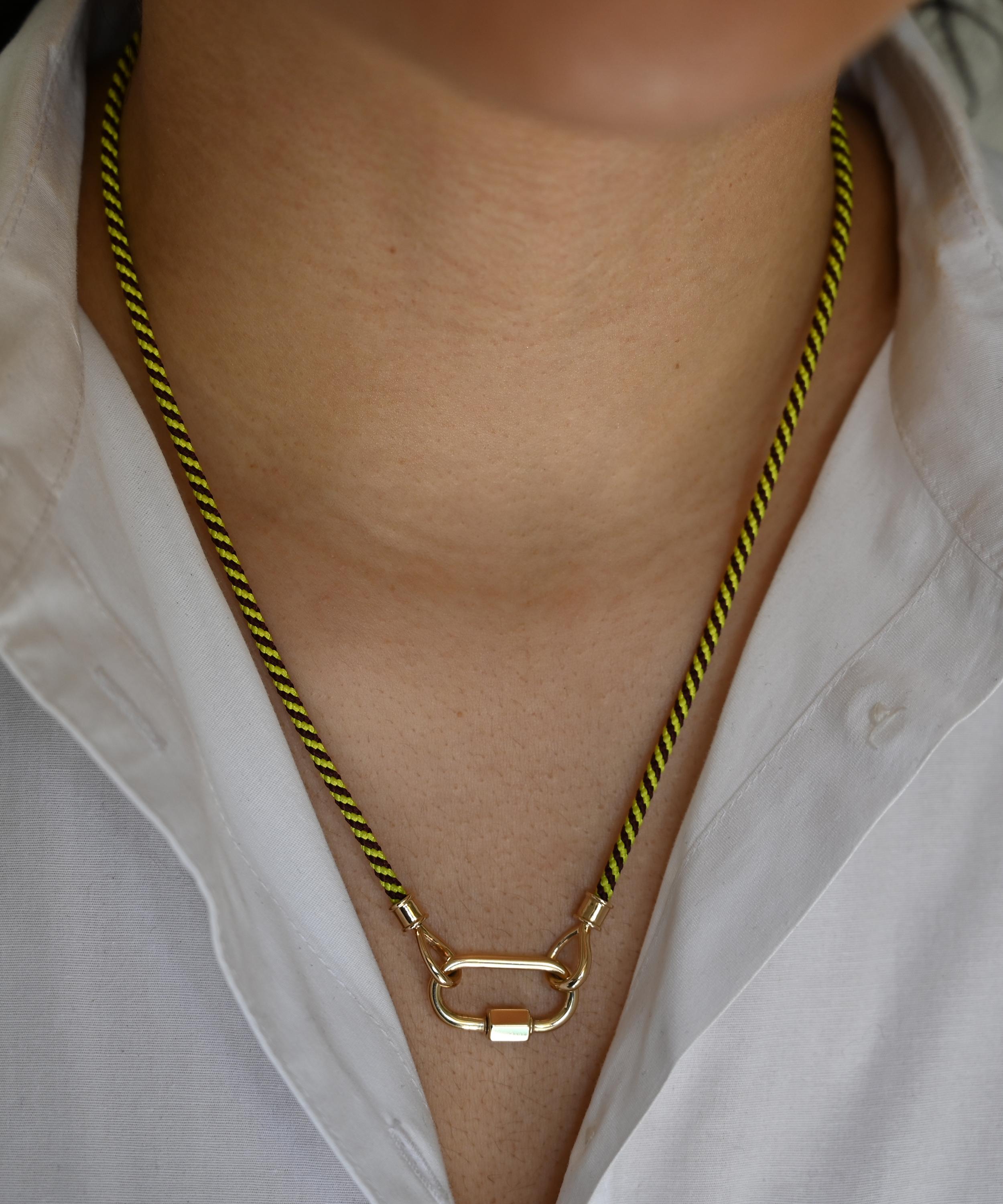 Marla Aaron - 14ct Gold Medium Lock image number 1