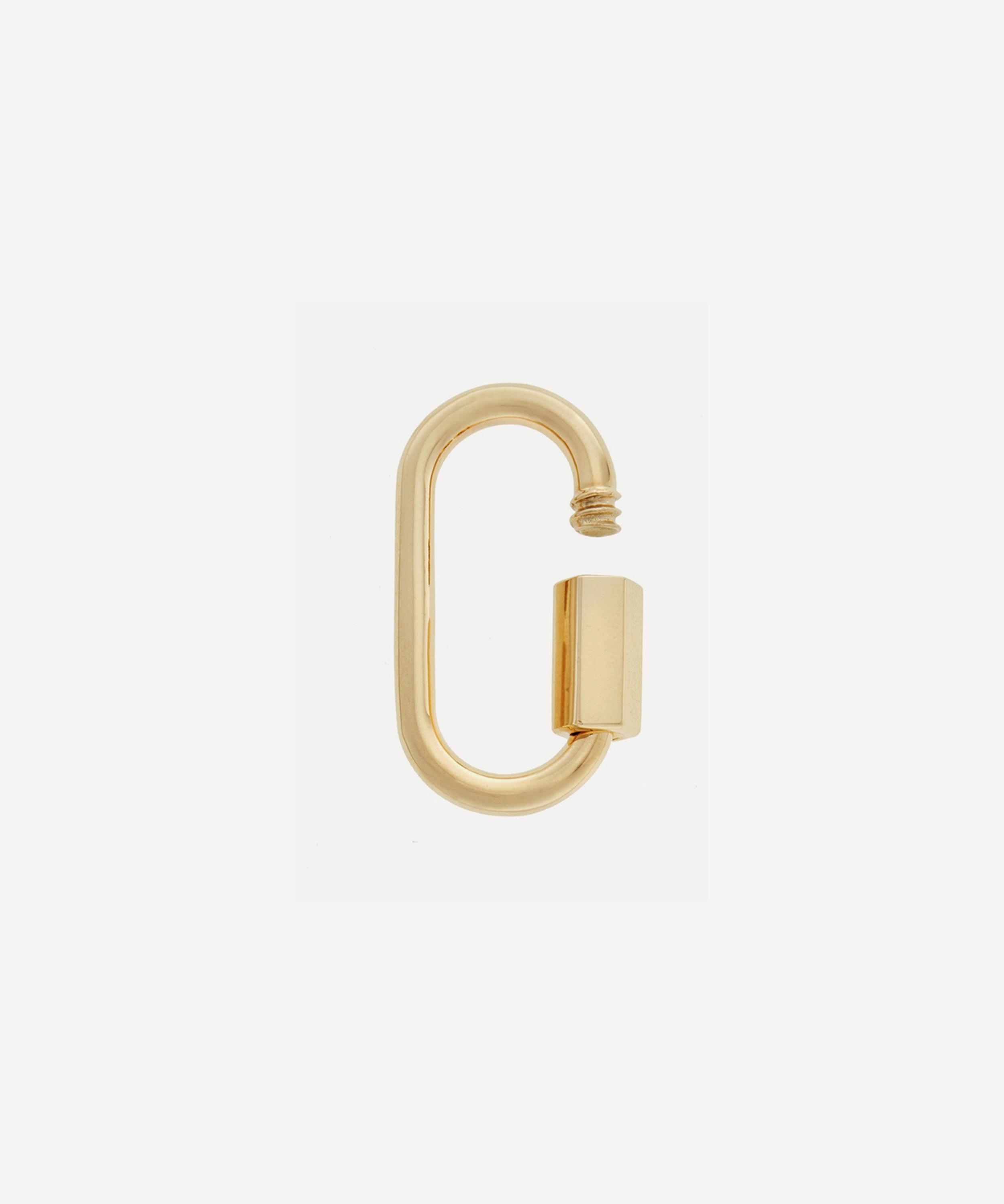 Marla Aaron - 14ct Gold Medium Lock image number 2