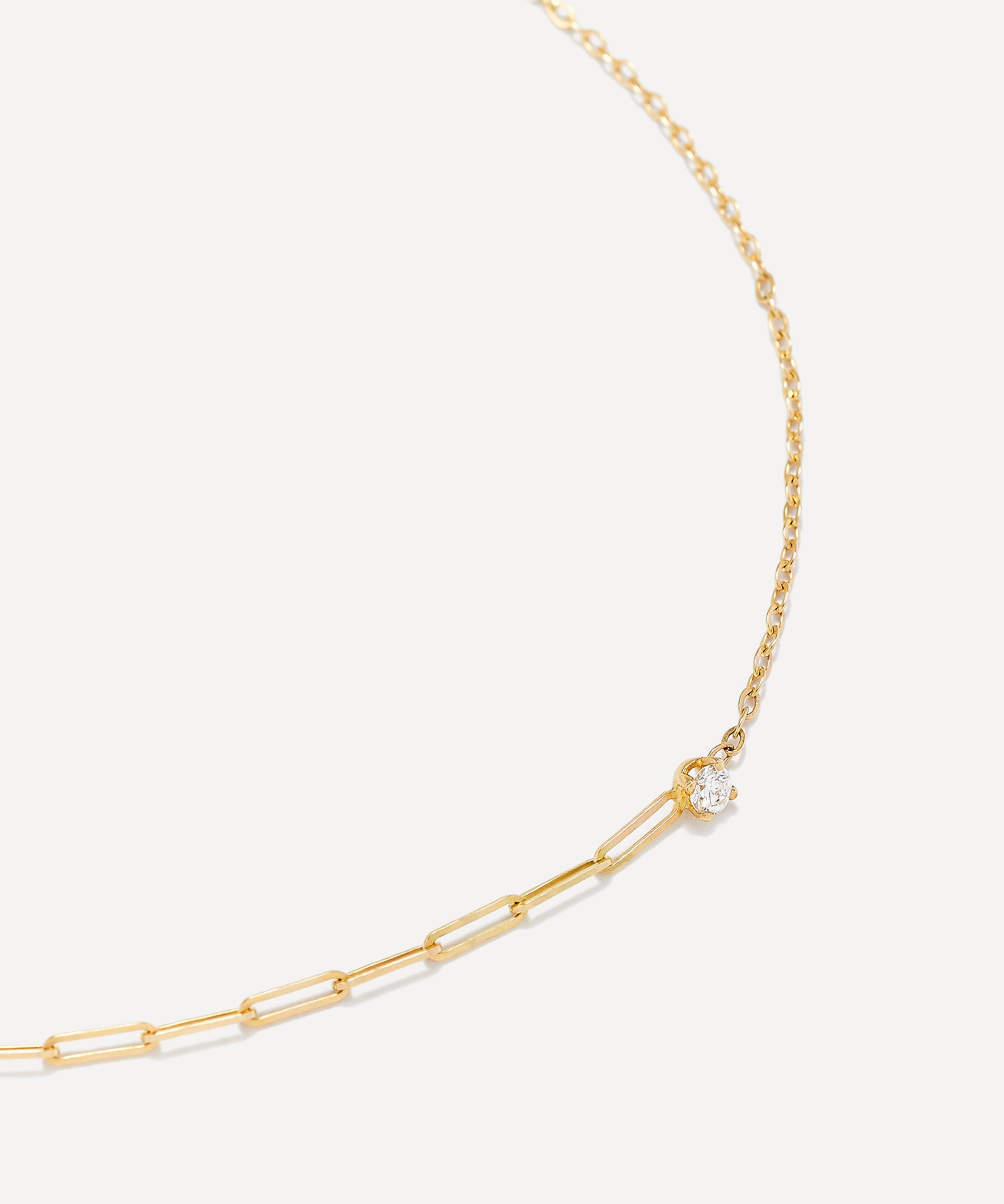 Yvonne Léon - 18ct Gold Solitaire Diamond Bracelet image number 1