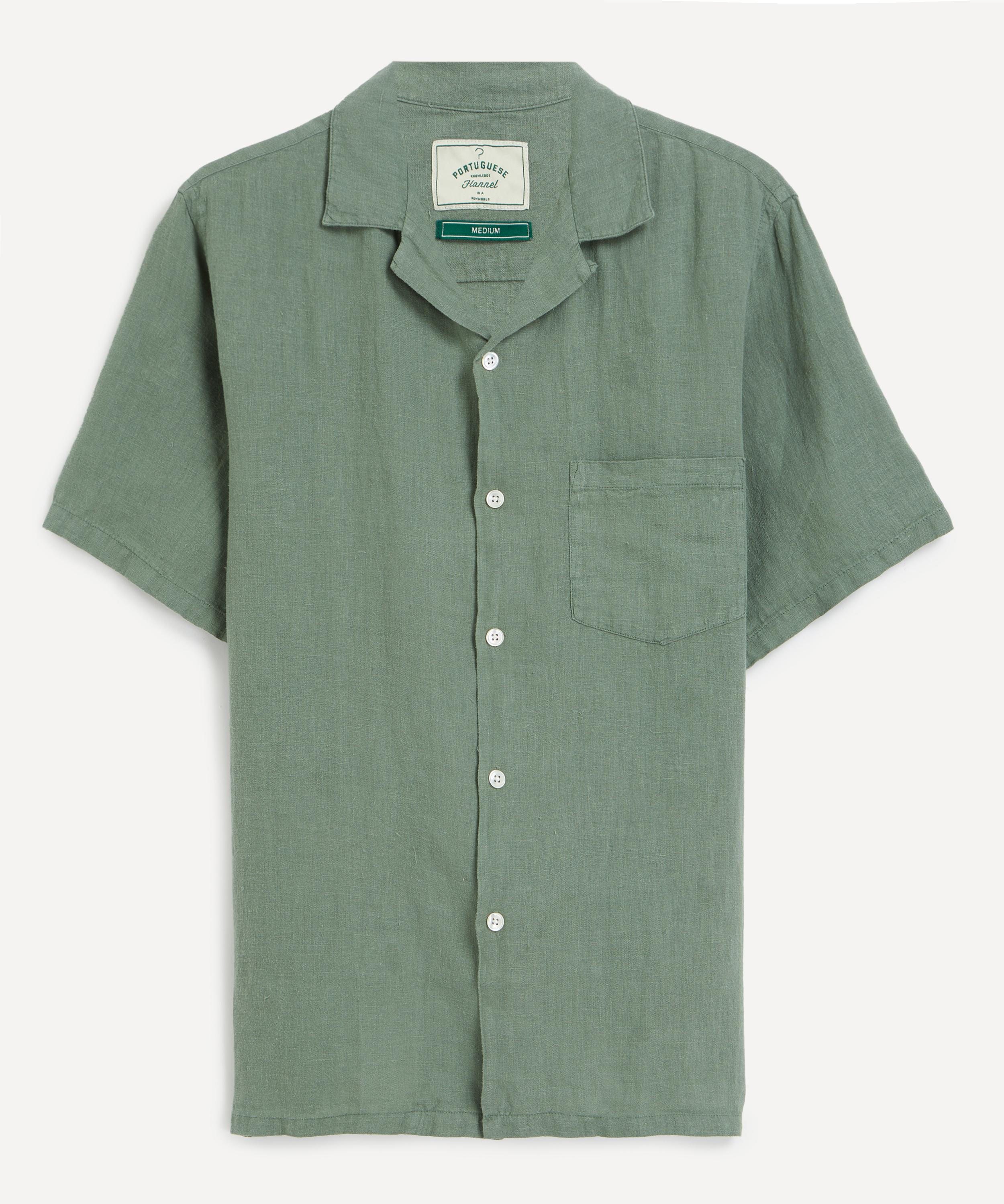 Portuguese Flannel - Linen Camp Collar Shirt image number 0