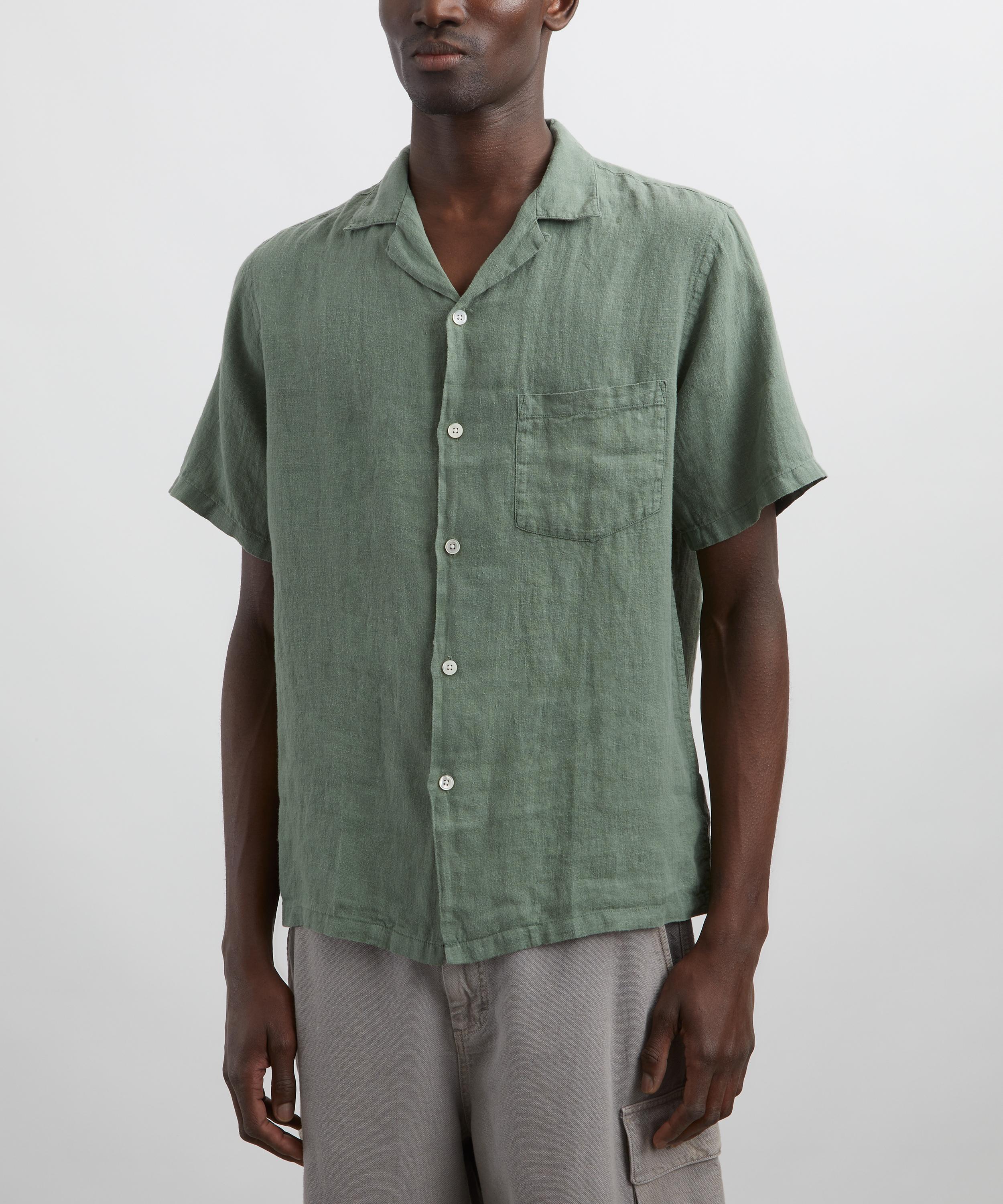 Portuguese Flannel - Linen Camp Collar Shirt image number 2