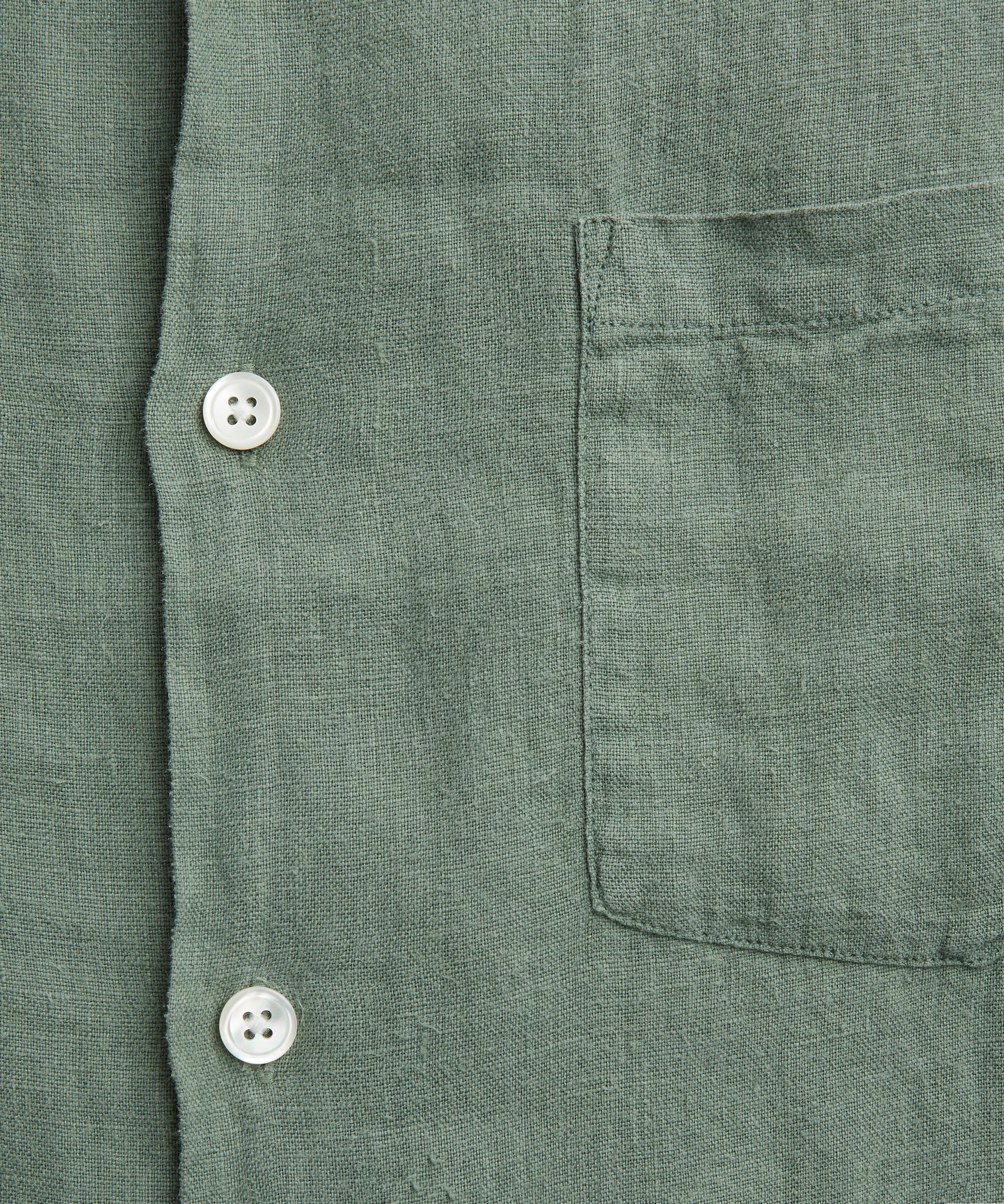 Portuguese Flannel - Linen Camp Collar Shirt image number 4