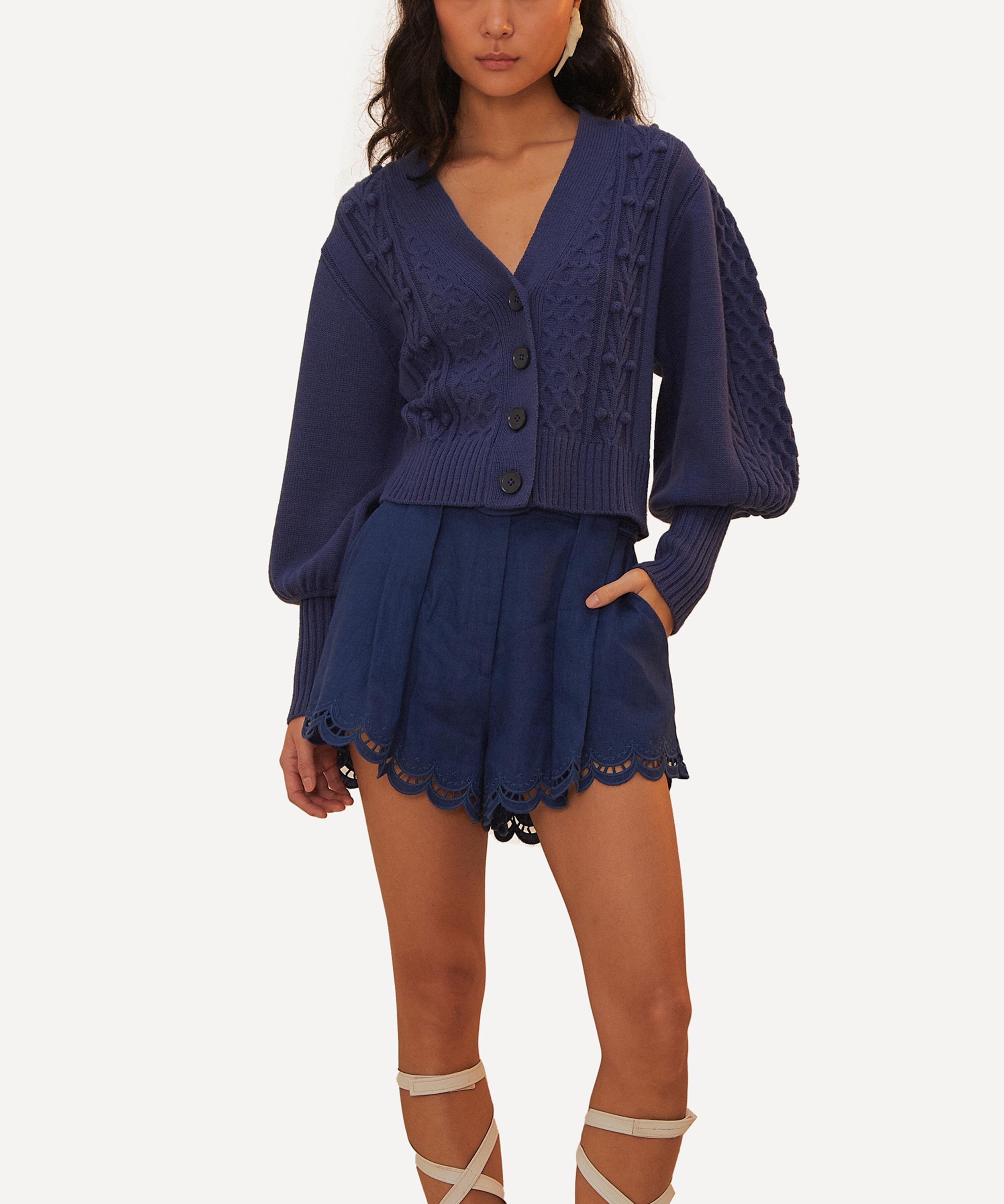 FARM Rio - Mixed Stitches Knit Cardigan image number 1