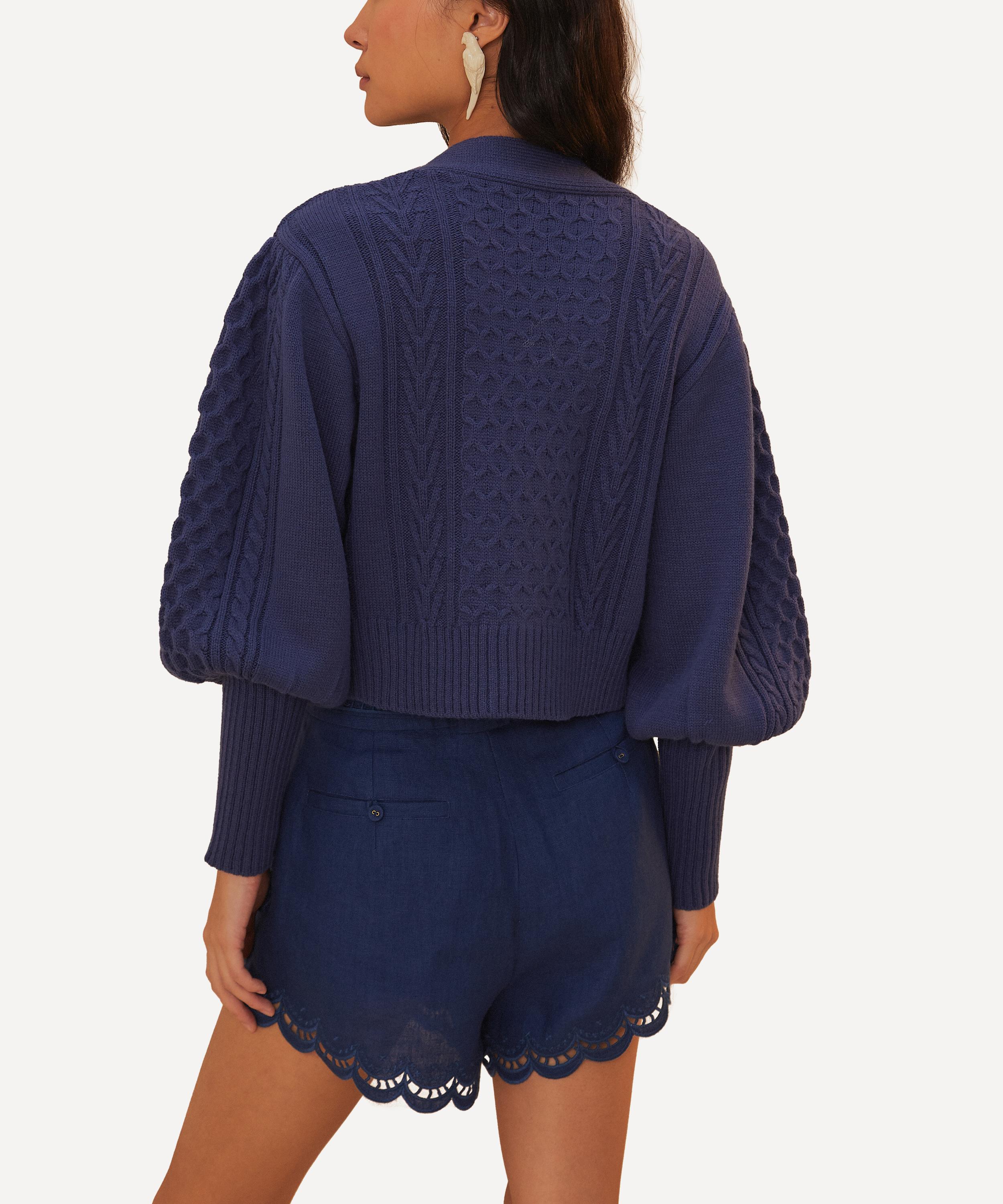 FARM Rio - Mixed Stitches Knit Cardigan image number 2